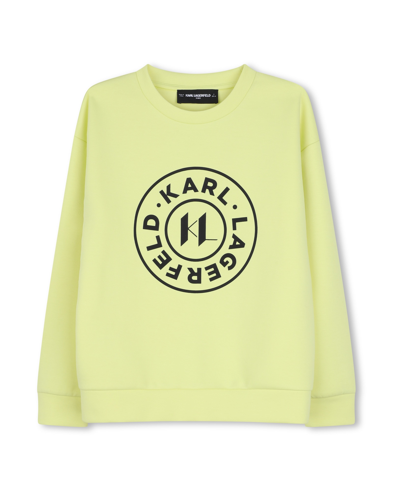 Imagen 1 de Sudadera con capucha de niño con estampado grande - Karl Lagerfeld Kids - Amarillo Amarillo
