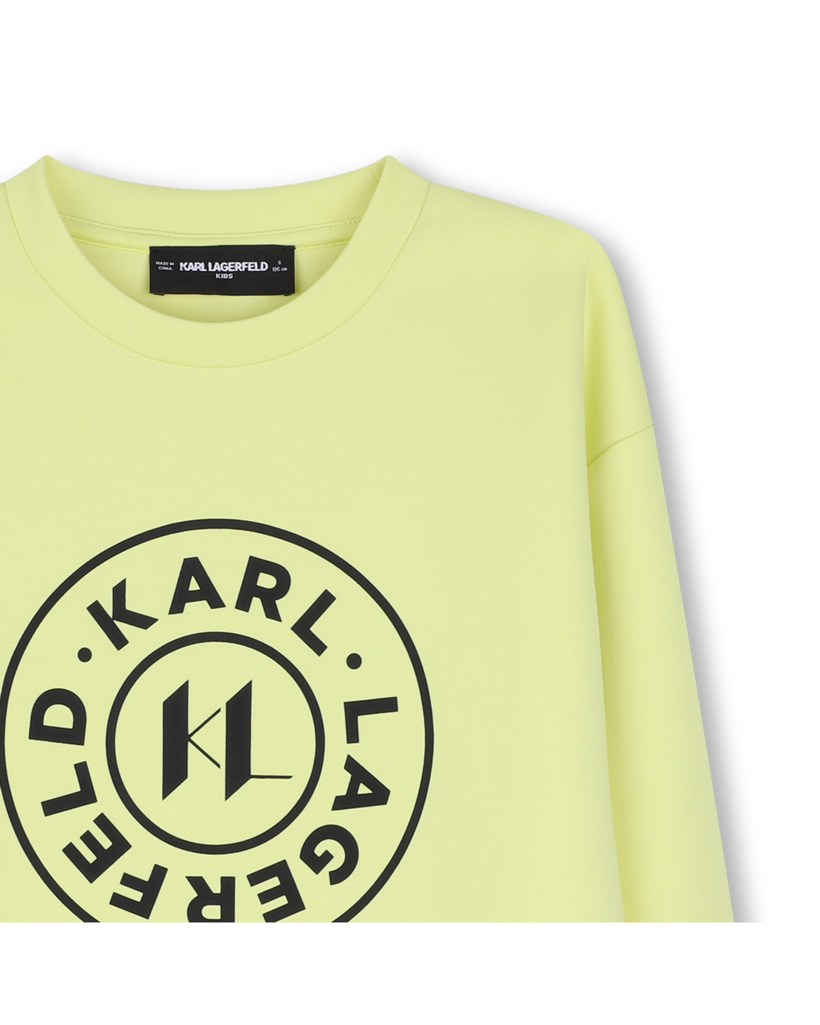 Imagen 2 de Sudadera con capucha de niño con estampado grande - Karl Lagerfeld Kids - Amarillo Amarillo