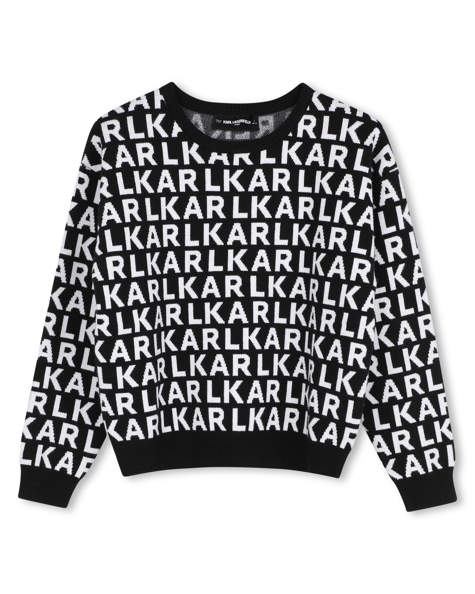 Jersey de niña con estampado grande - Karl Lagerfeld Kids - Multicolor Multicolor-1