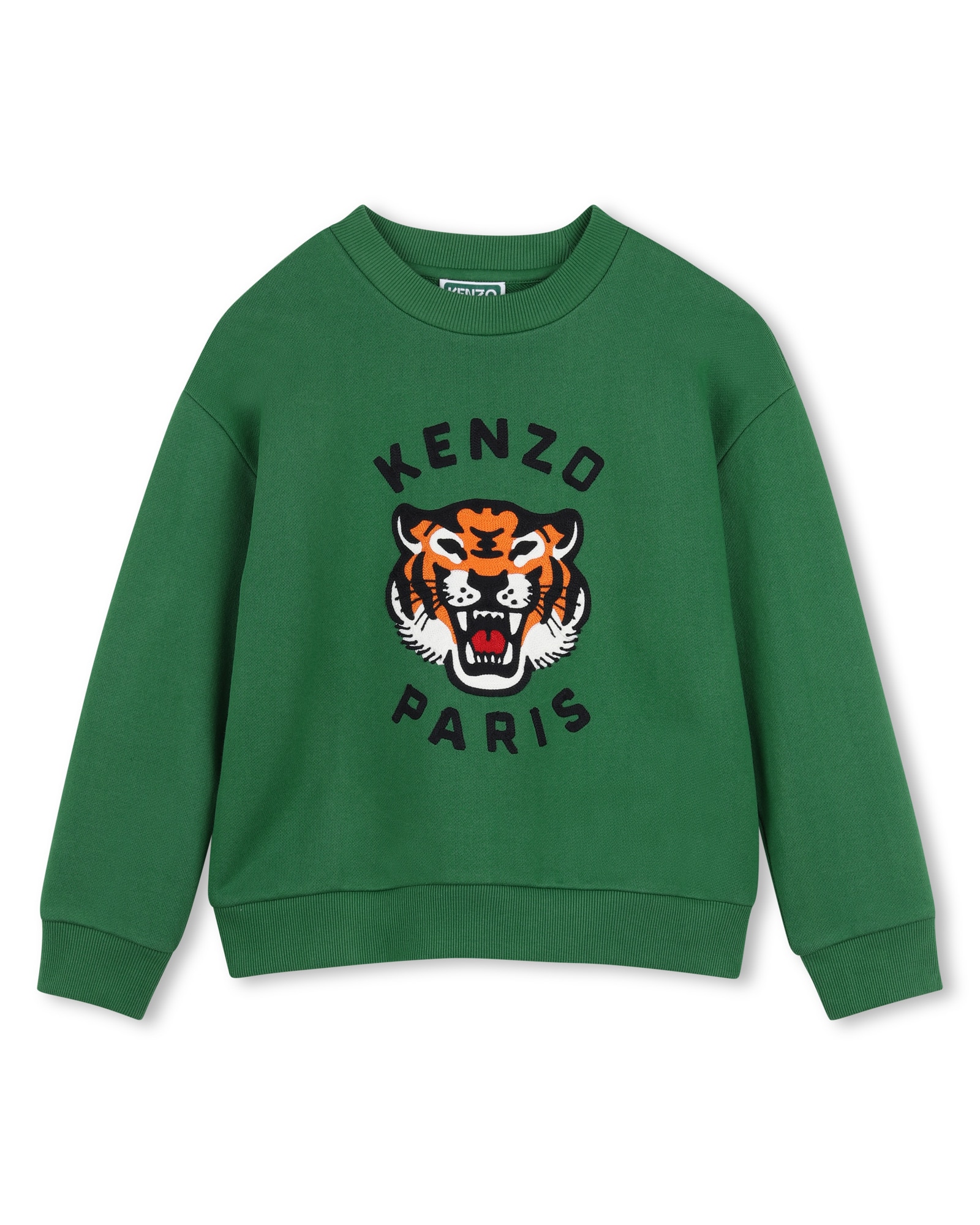Sudadera con capucha de niño con estampado grande - Kenzo Kids - Kaki Kaki-1