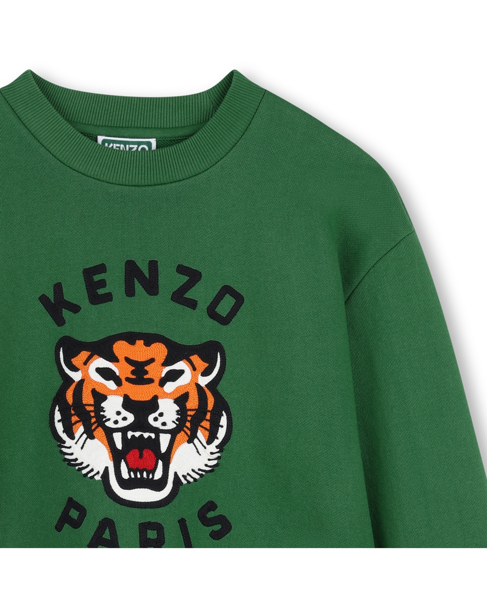 Sudadera con capucha de niño con estampado grande - Kenzo Kids - Kaki Kaki-2