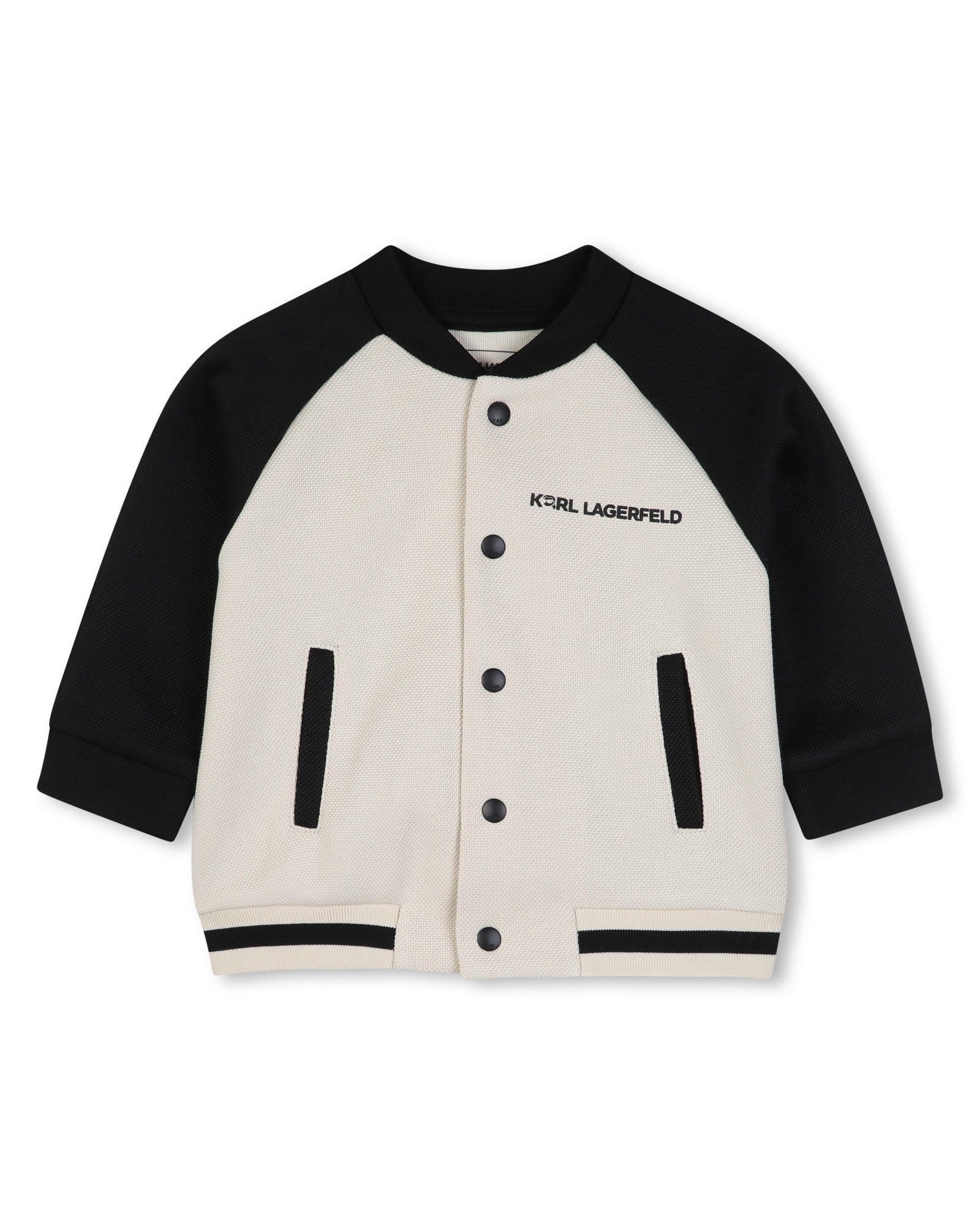 Imagen 2 de Conjunto de bebé niño con estampado grande - Karl Lagerfeld Kids - Negro Negro