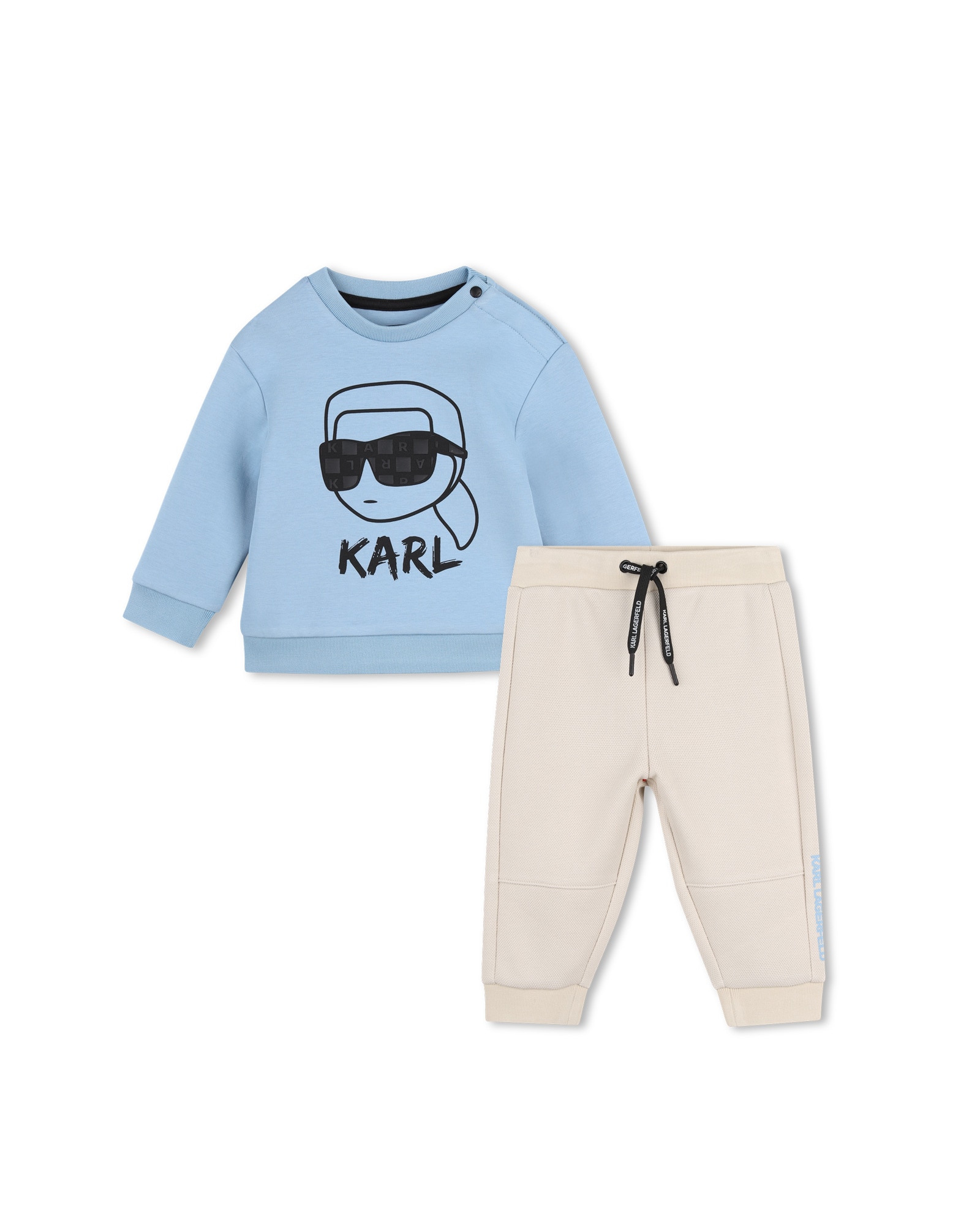 Imagen 1 de Conjunto de bebé niño con estampado grande Azul