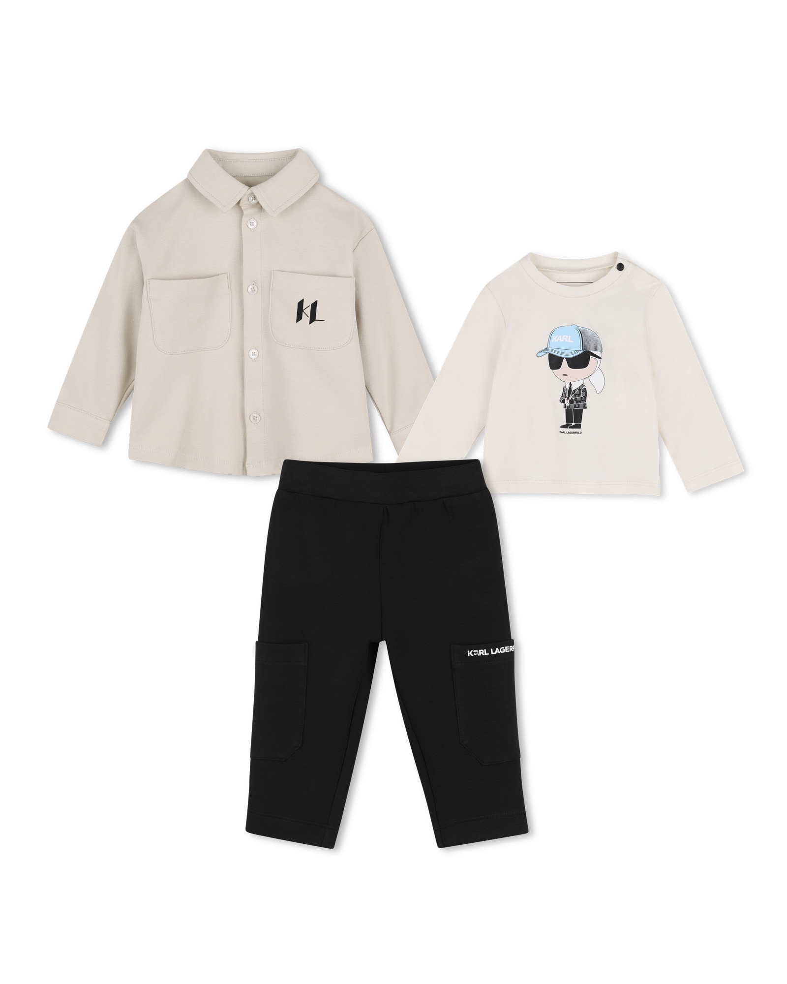 Imagen 0 de Conjunto de bebé niño con estampado grande Multicolor