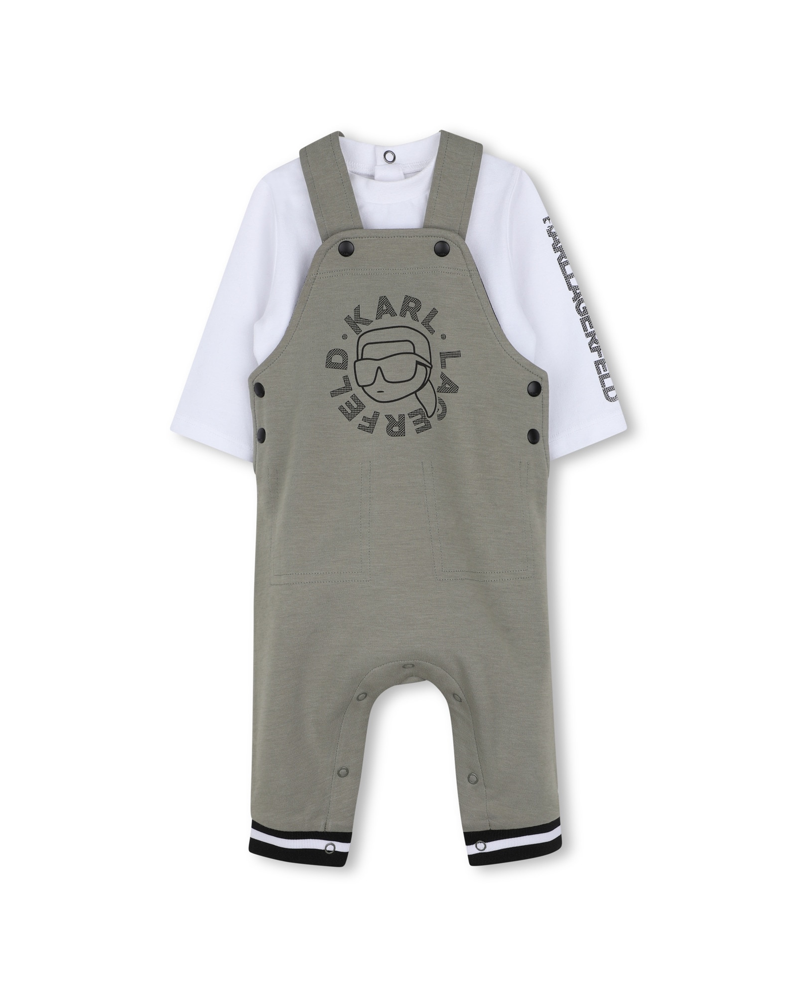 Imagen 0 de Conjunto de bebé niño con estampado grande Verde