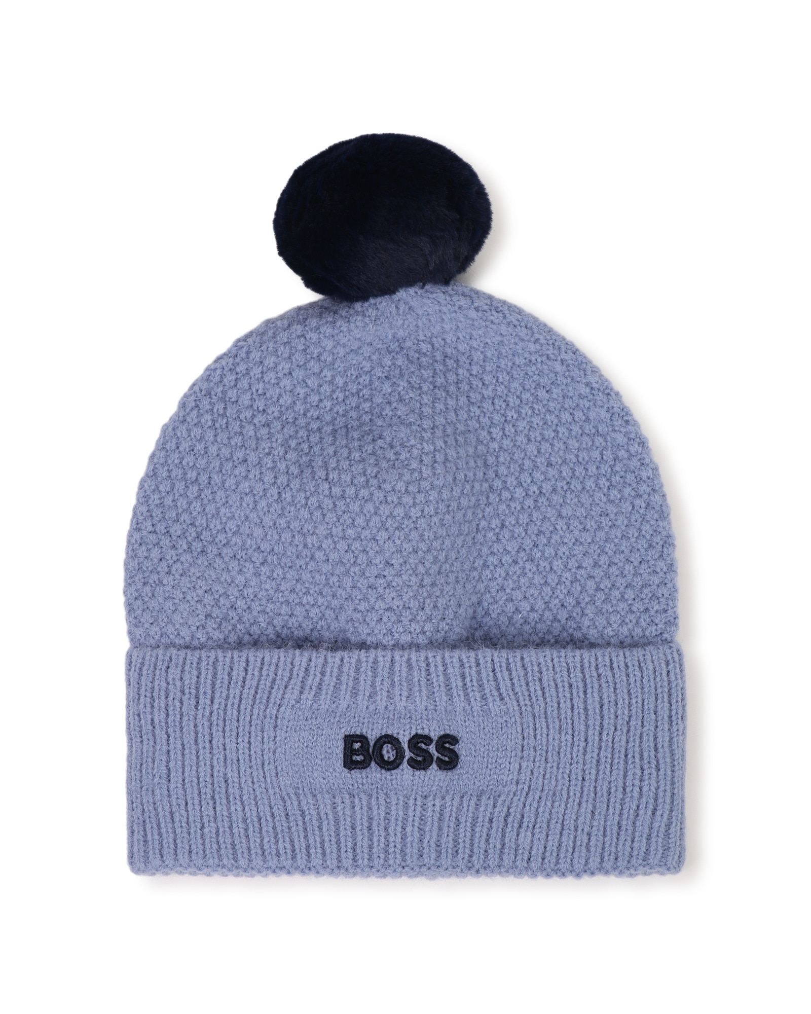 Gorro de bebé niño con estampado grande - BOSS Kidswear - Azul Azul-1