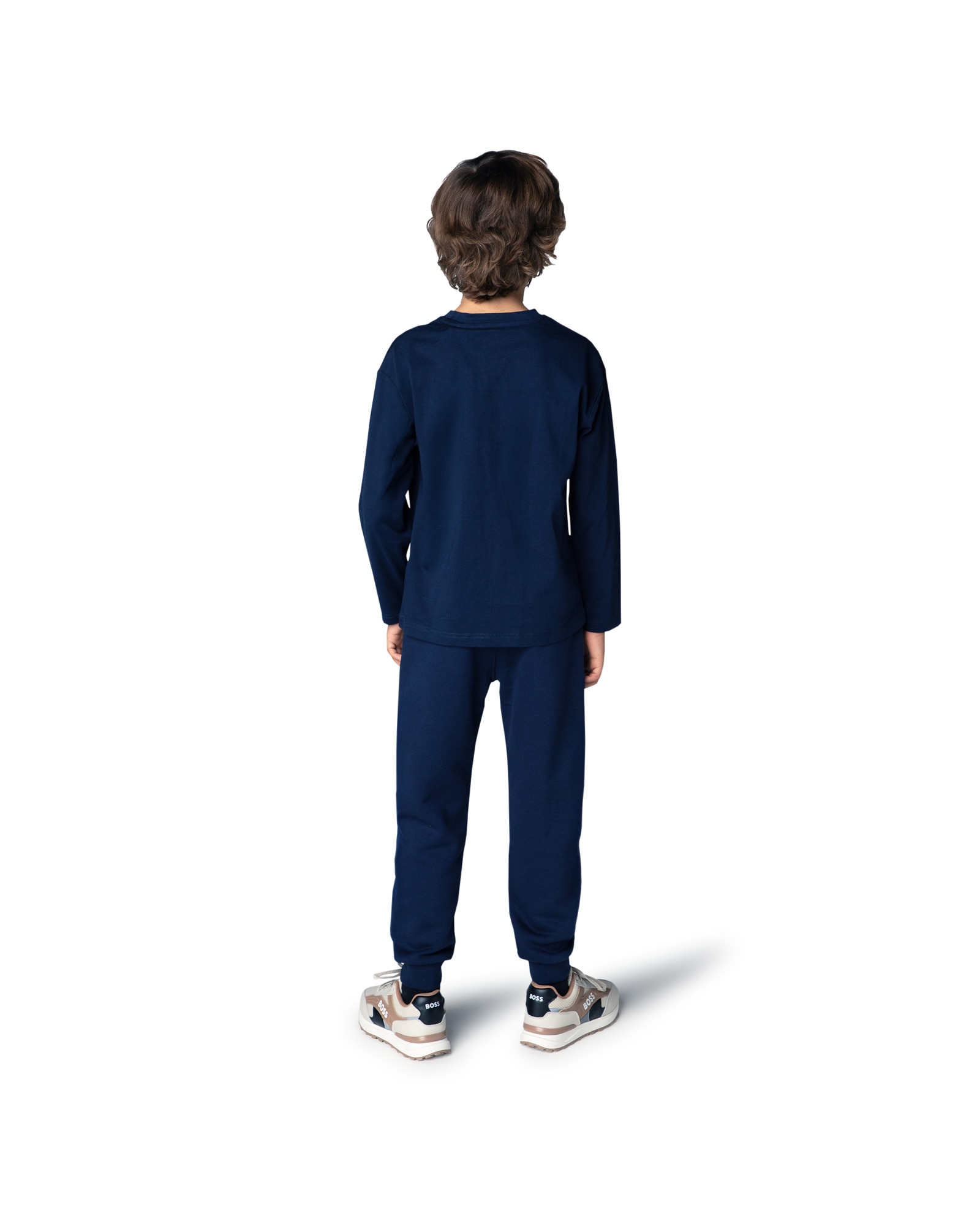 Camiseta de niño de manga larga liso - Timberland - Azul marino Azul marino-3