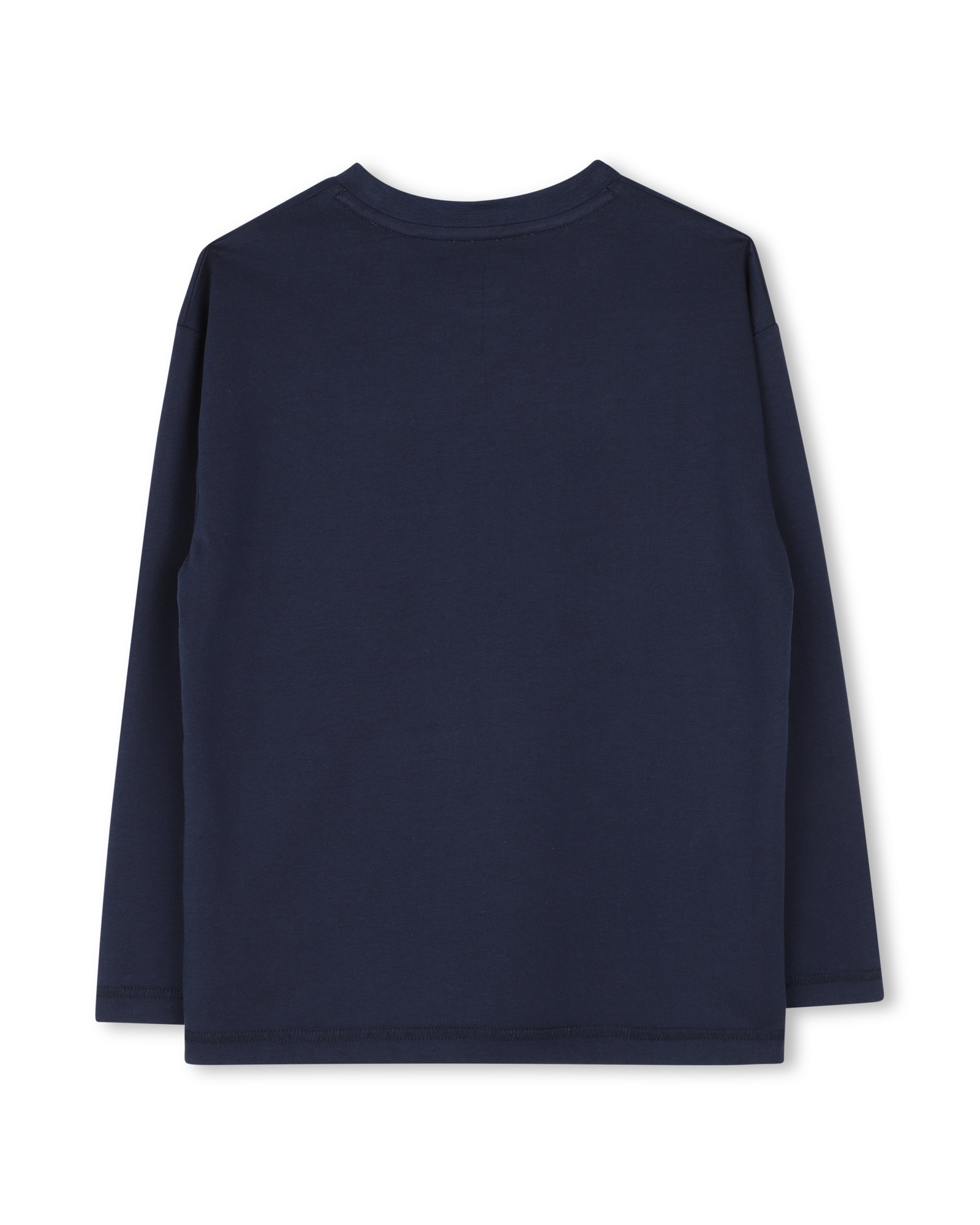 Camiseta de niño de manga larga con estampado grande - Timberland - Azul marino Azul marino-3