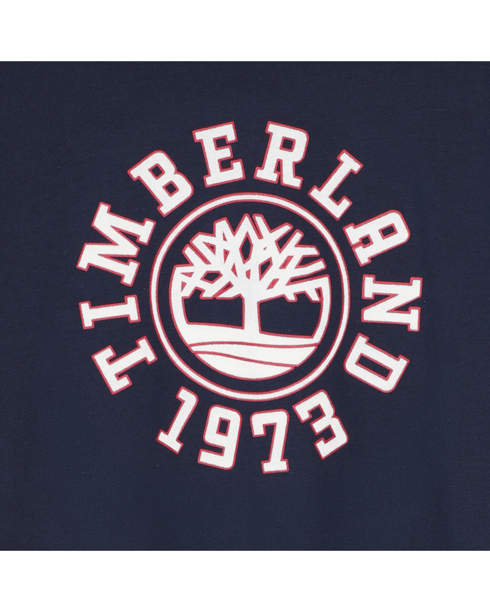 Camiseta de niño de manga larga con estampado grande - Timberland - Azul marino Azul marino-2