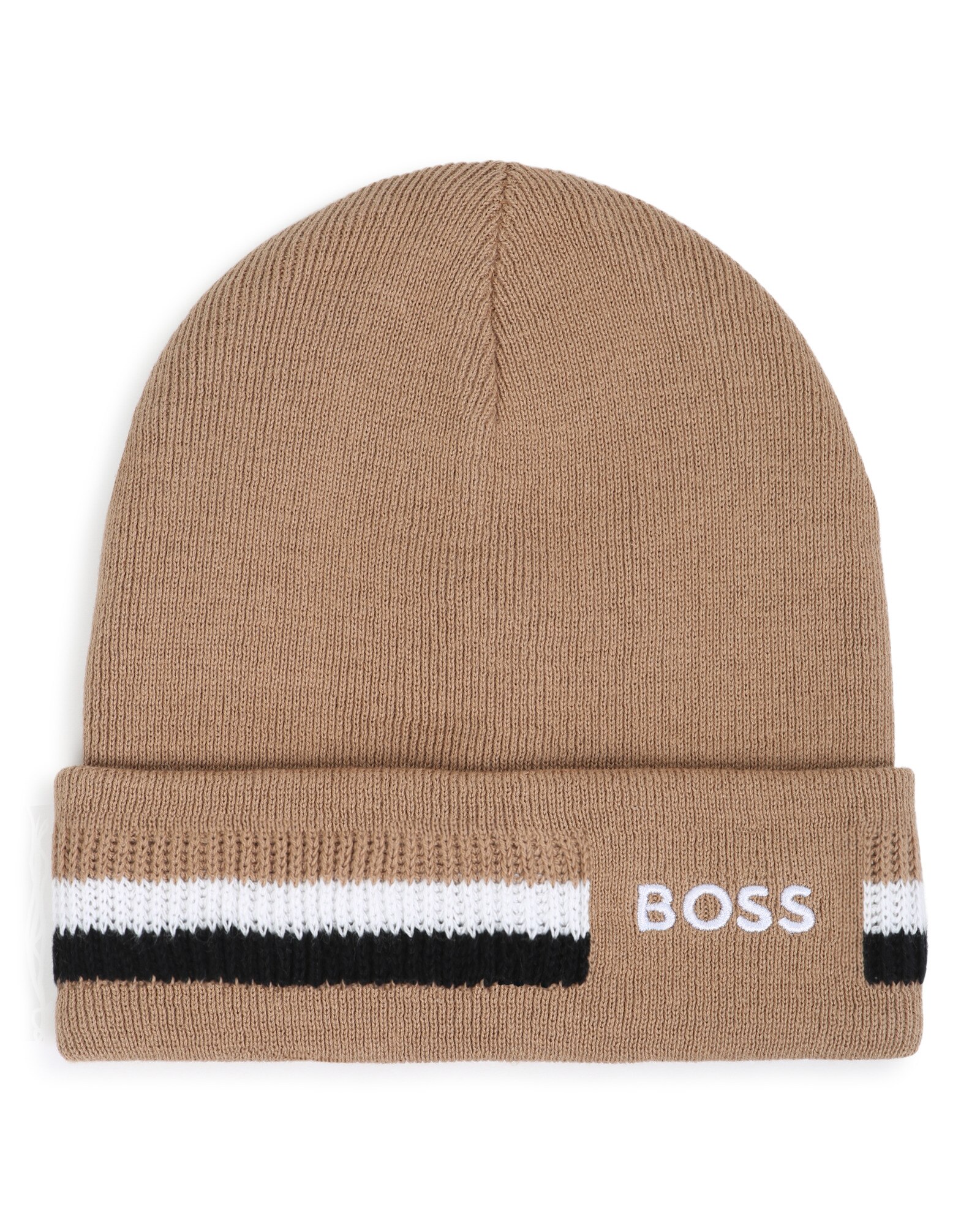 Gorro de niño con estampado grande - BOSS Kidswear - Marrón Marrón-1