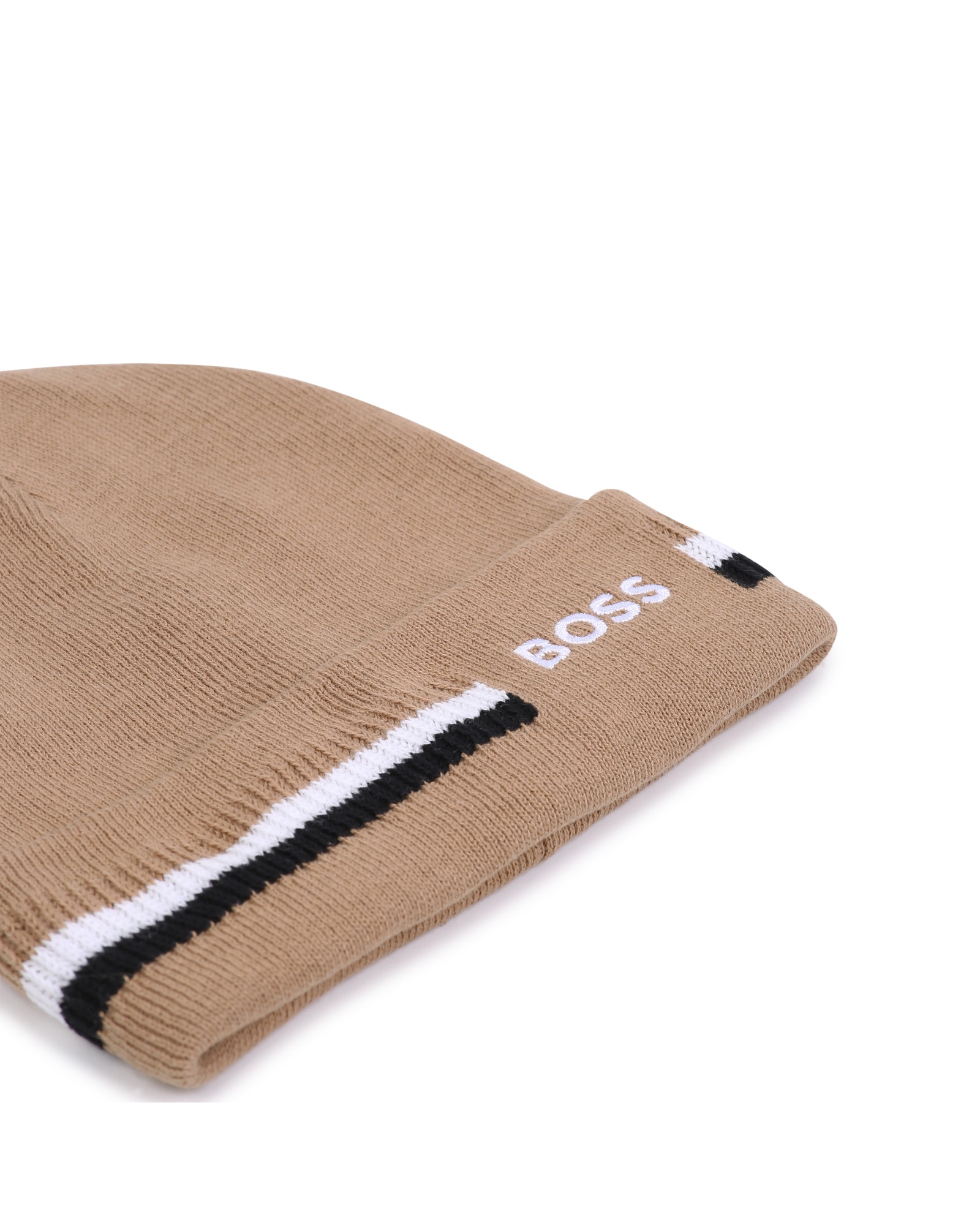 Gorro de niño con estampado grande - BOSS Kidswear - Marrón Marrón-3