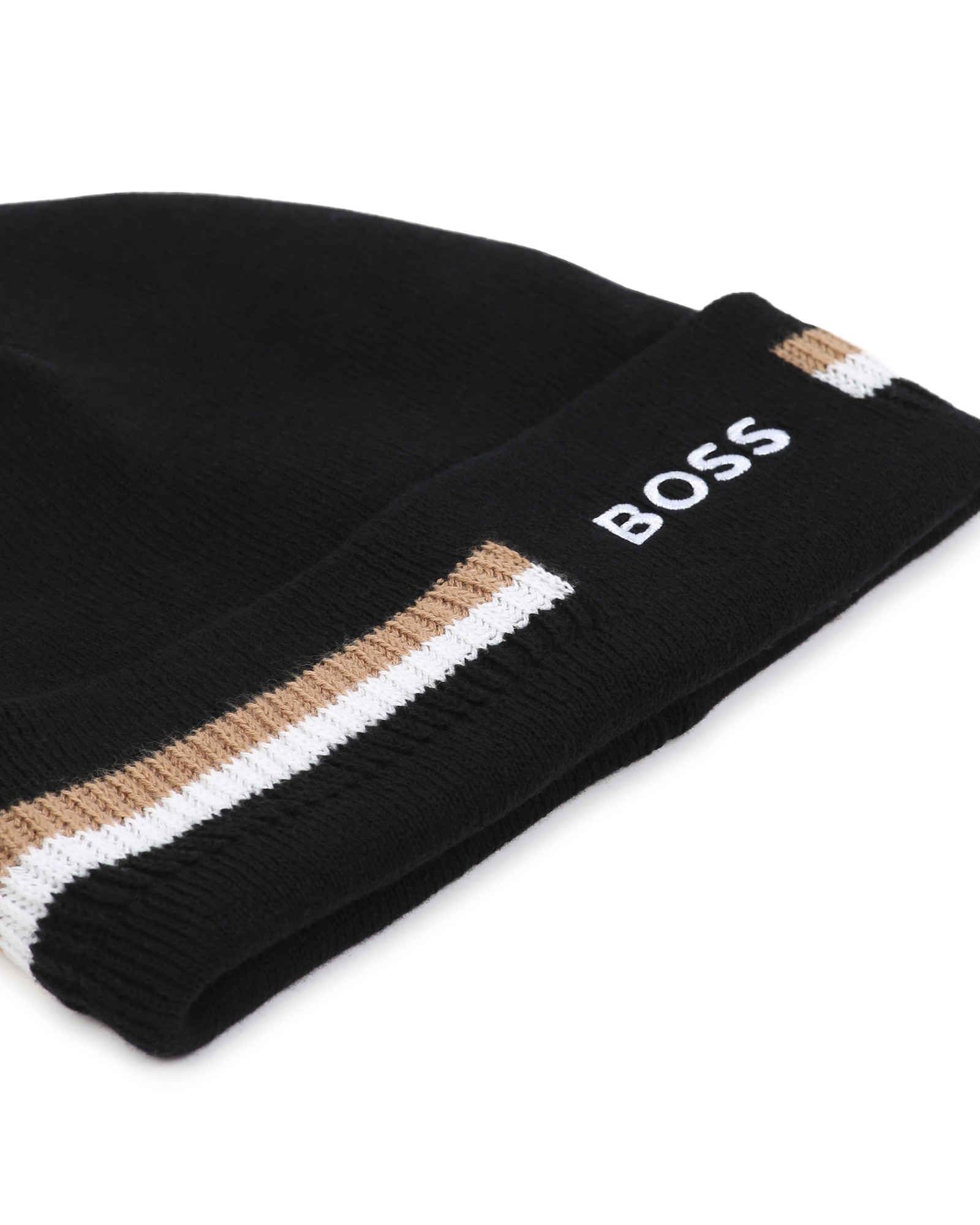 Gorro de niño con estampado grande - BOSS Kidswear - Negro Negro-2