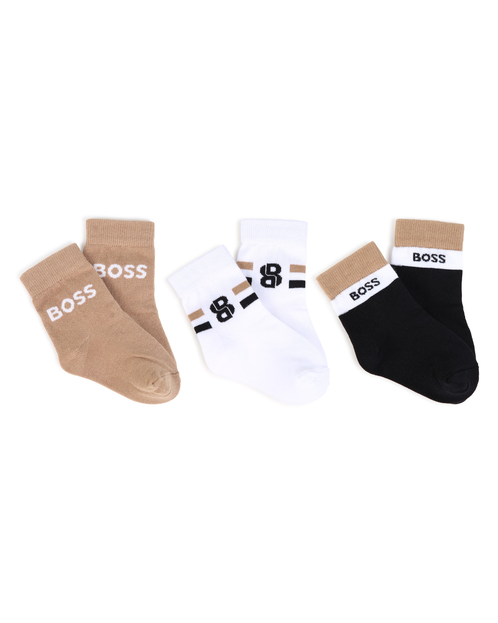 Imagen 0 de Calcetines de bebé niño con estampado grande Negro