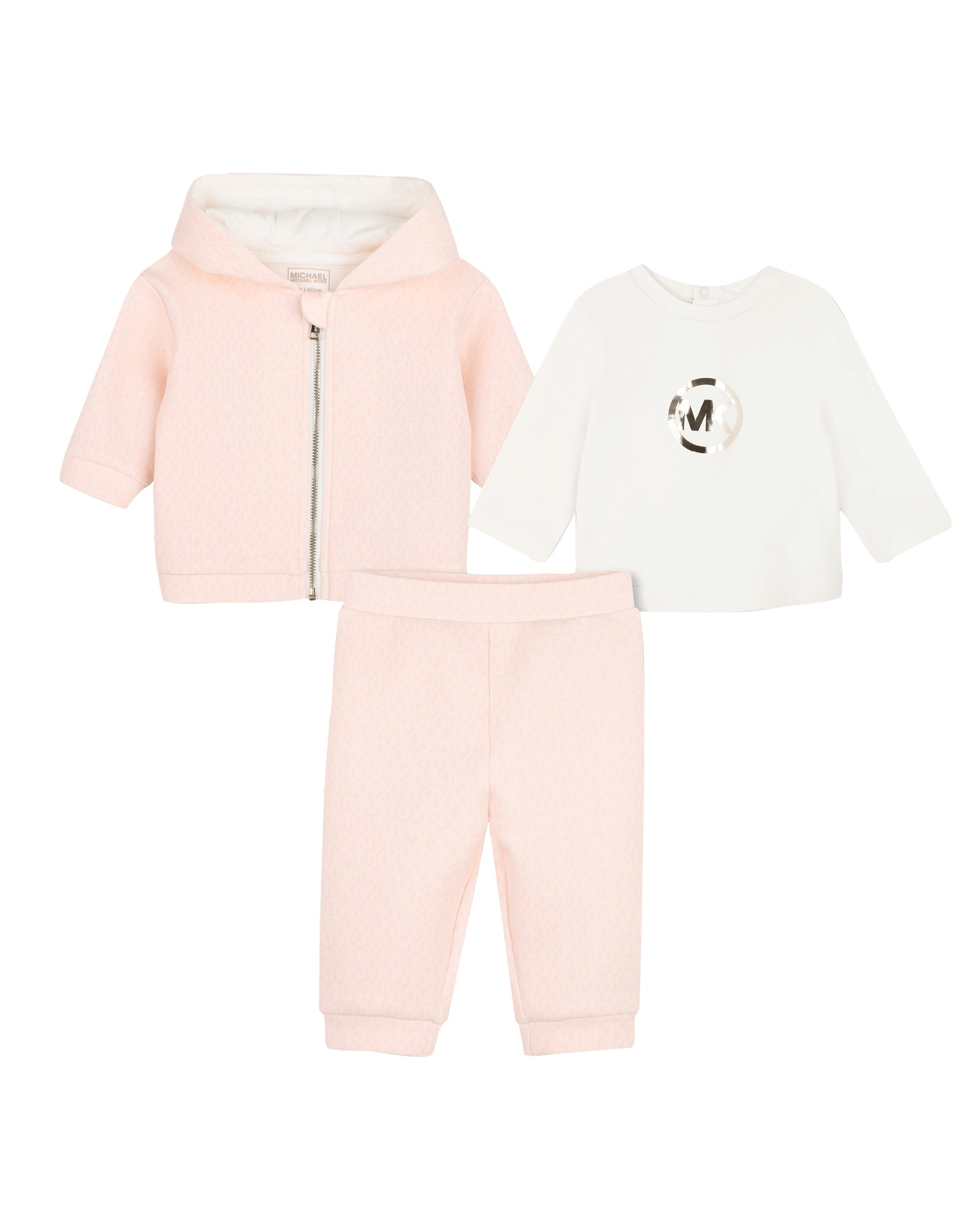 Imagen 0 de Conjunto de bebé niña liso Rosa