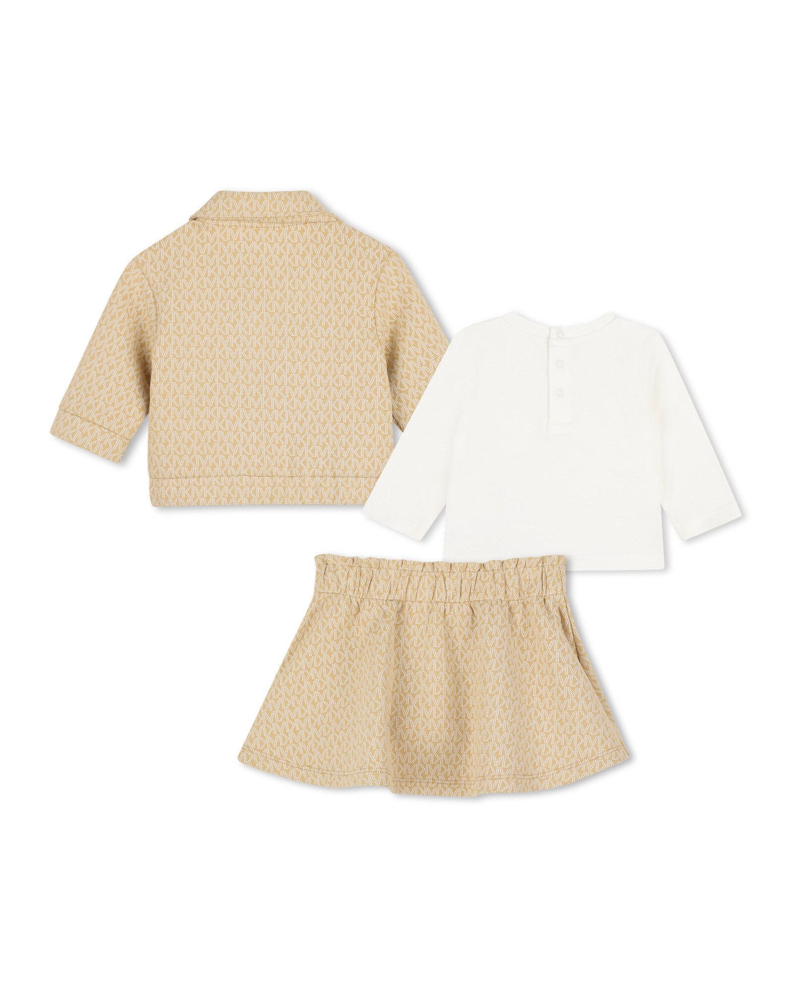 Imagen 3 de Conjunto de bebé niña con fantasía - Michael Kors - Beige Beige