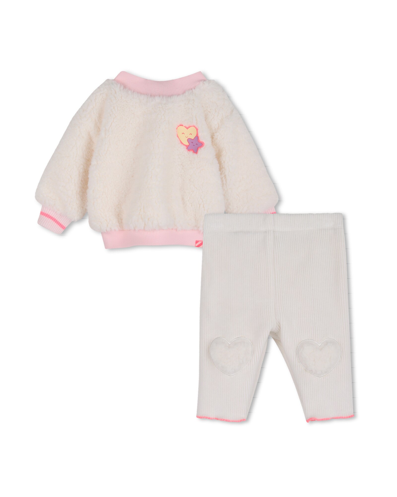 Imagen 0 de Conjunto de bebé niña liso Crudo