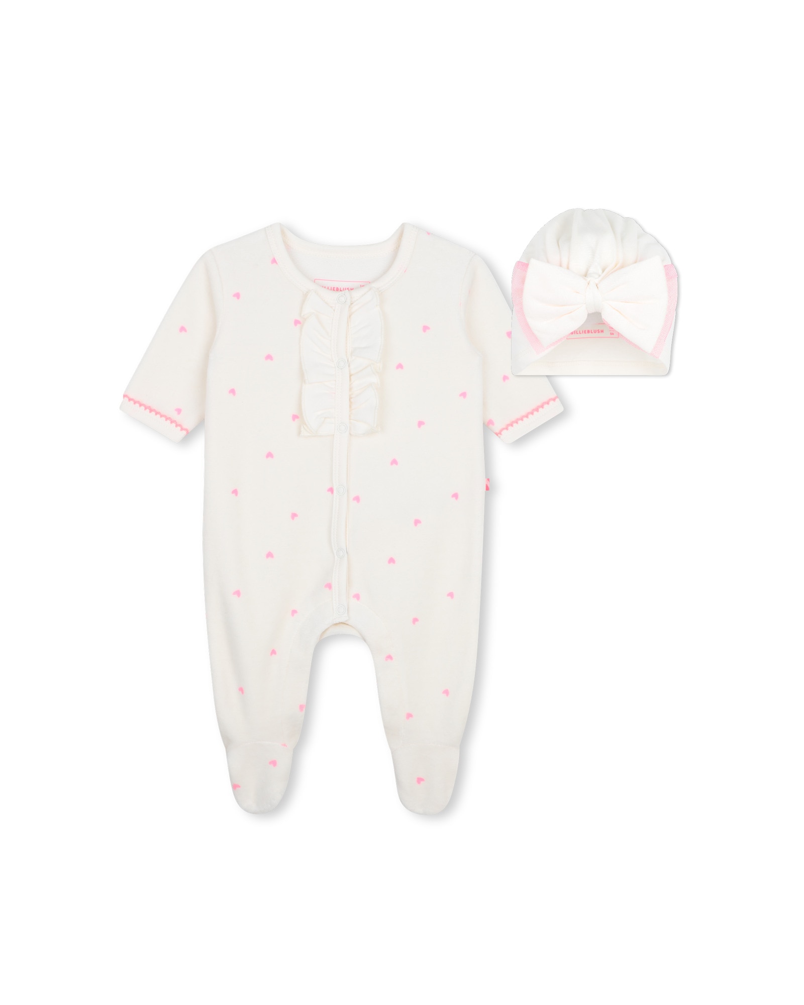 Imagen 0 de Conjunto de bebé niña con estampado grande Crudo