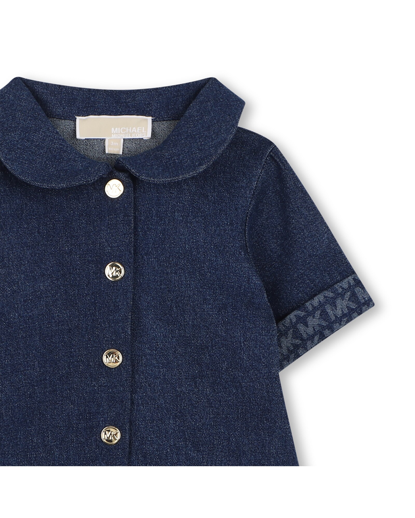 Imagen 2 de Vestido de bebé niña de manga larga con fantasía - Michael Kors - Azul Azul