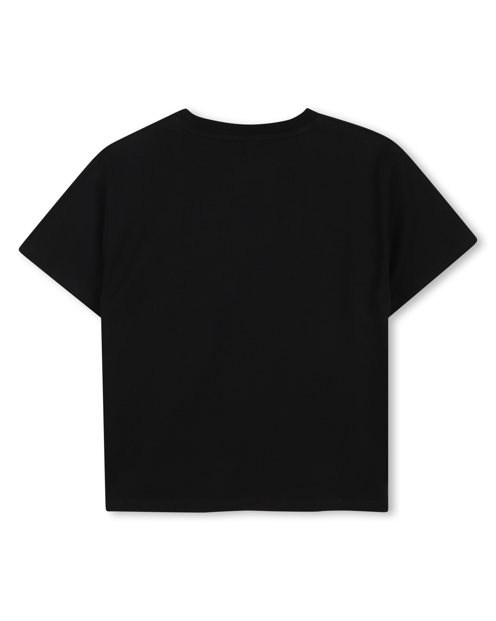 Camiseta de niño de manga corta liso - Kenzo Kids - Negro Negro-3