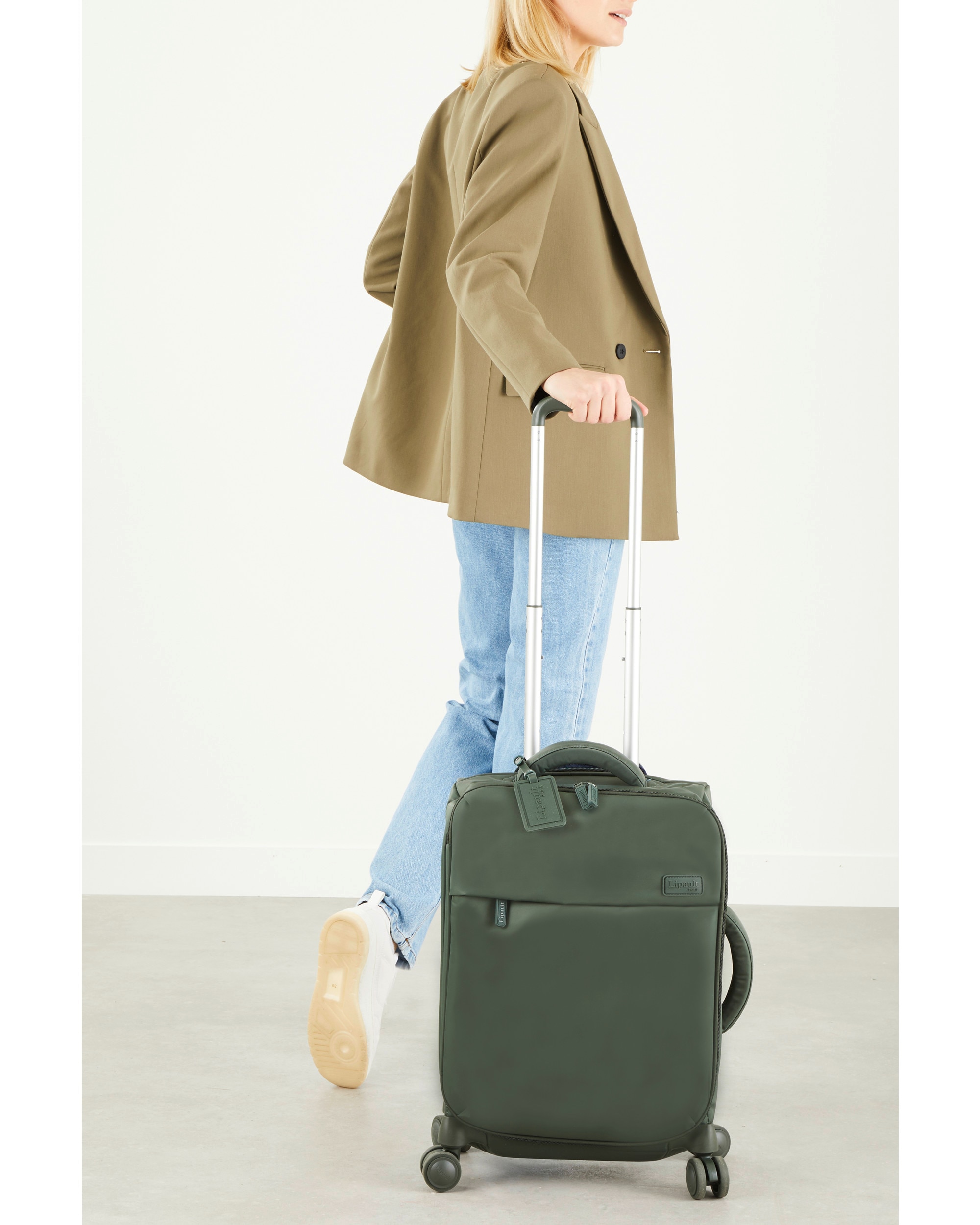Maleta de cabina plume blanda con capacidad de 36 l - Lipault - Kaki Kaki-5