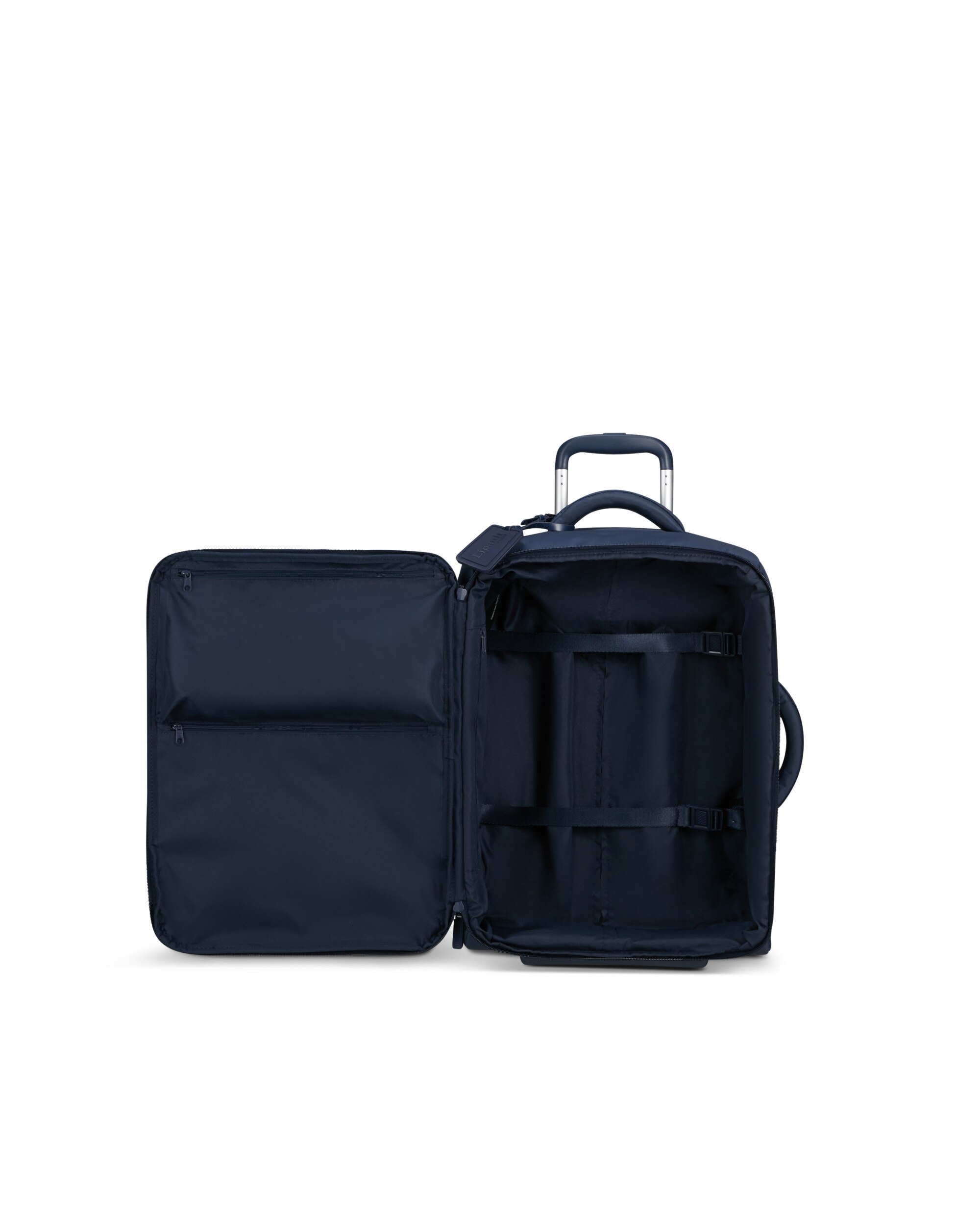 Maleta de cabina foldable plume blanda con capacidad de 39 l - Lipault - Azul marino Azul marino-3
