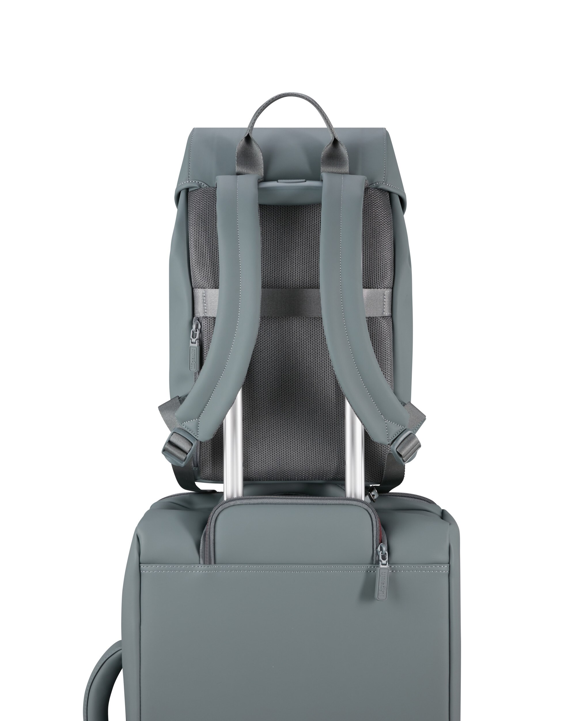 Mini mochila Lost in Berlin blanda con capacidad de 12 L - Lipault - Gris oscuro Gris oscuro-5
