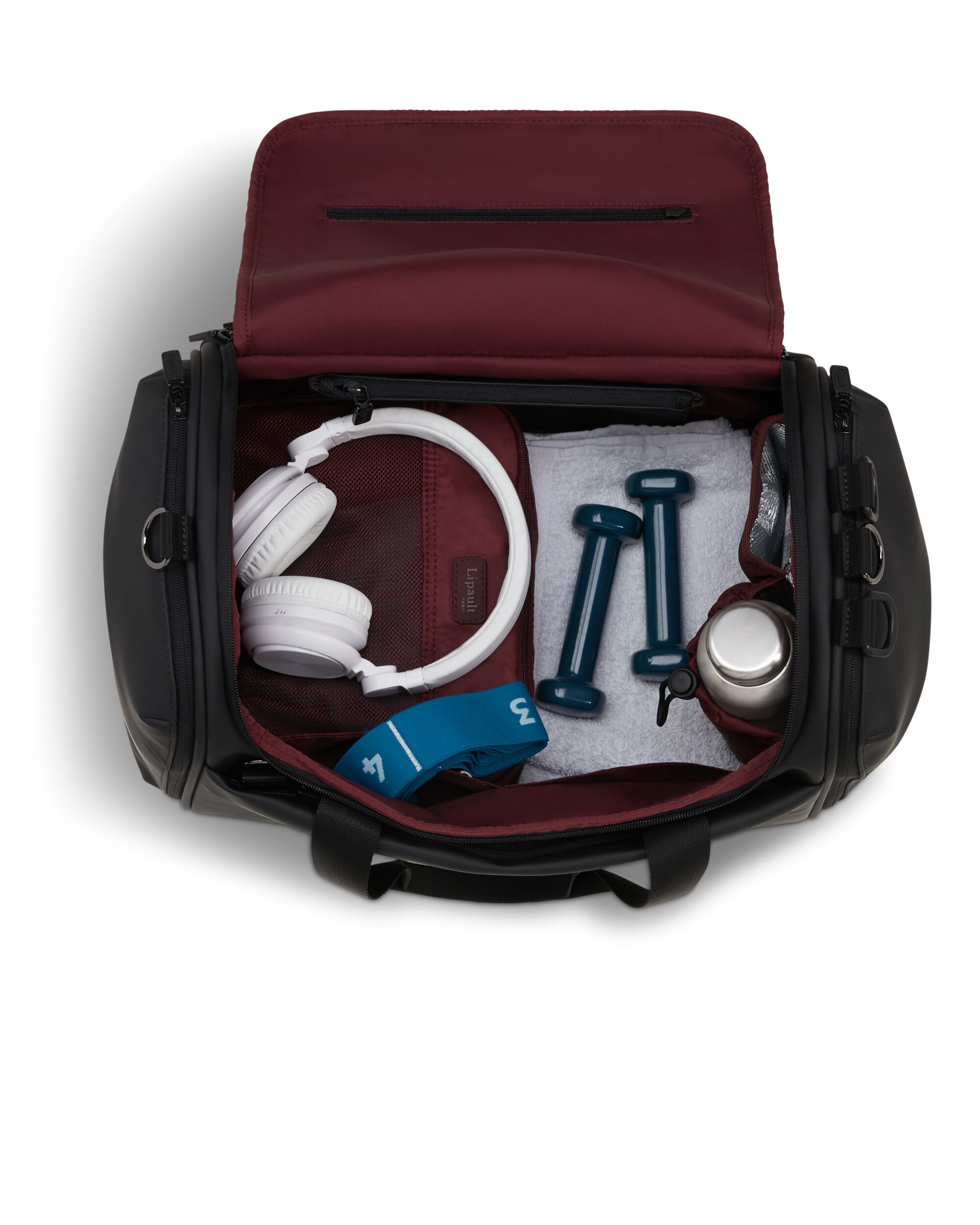 Bolso cambiador para bebé Lost in Berlin blando con capacidad de 29 L - Lipault - Negro Negro-3