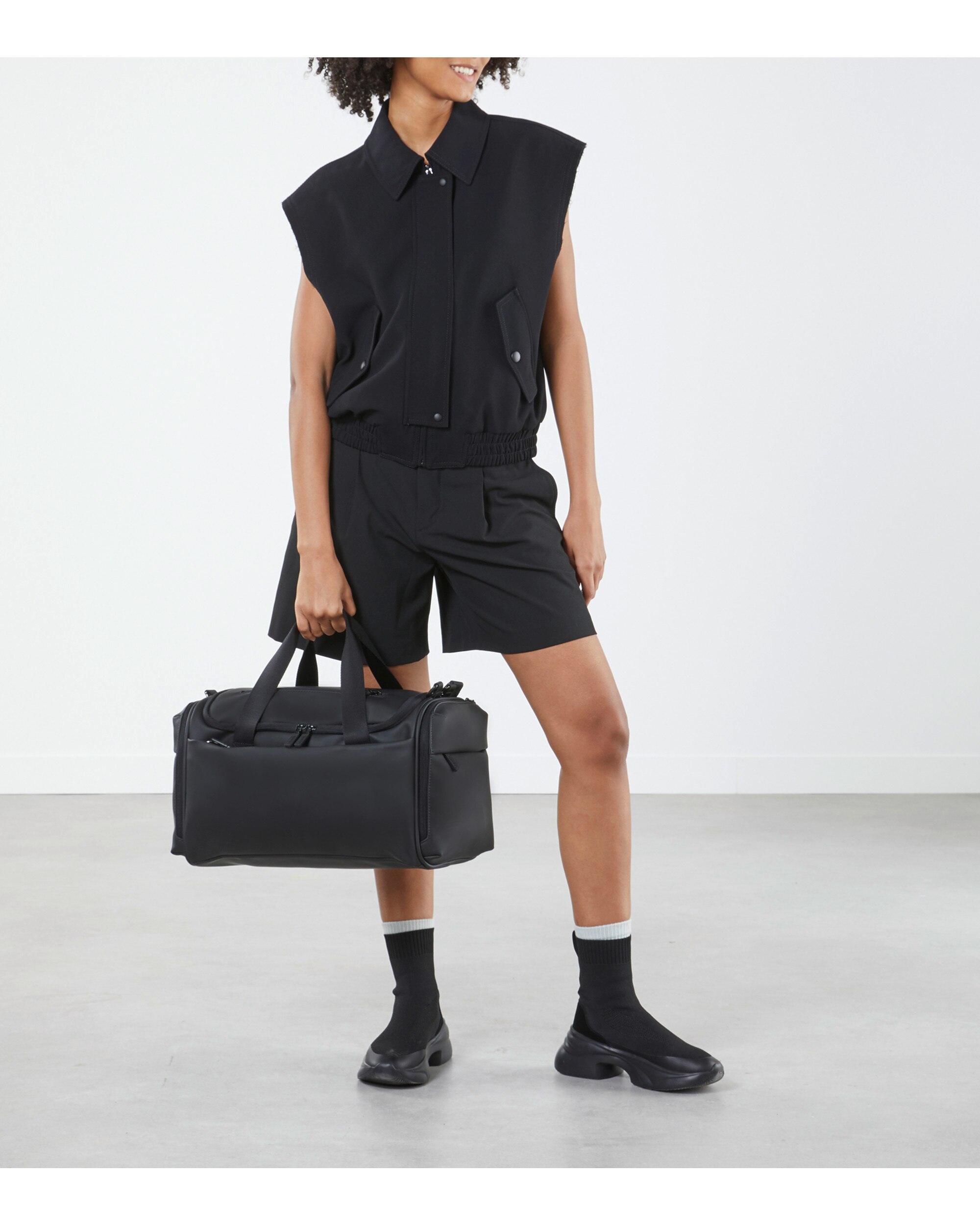 Bolso cambiador para bebé Lost in Berlin blando con capacidad de 29 L - Lipault - Negro Negro-4