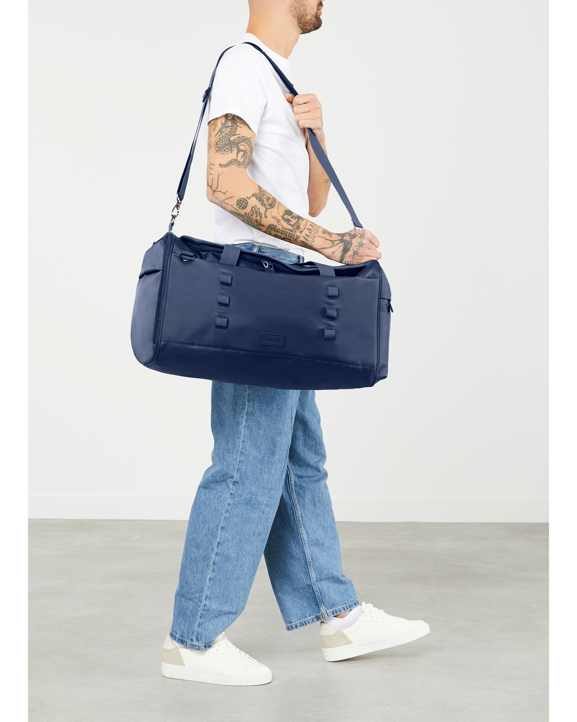 Bolsa de viaje 72 H City Plume blanda con capacidad de 62 litros - Lipault - Azul marino Azul marino-5