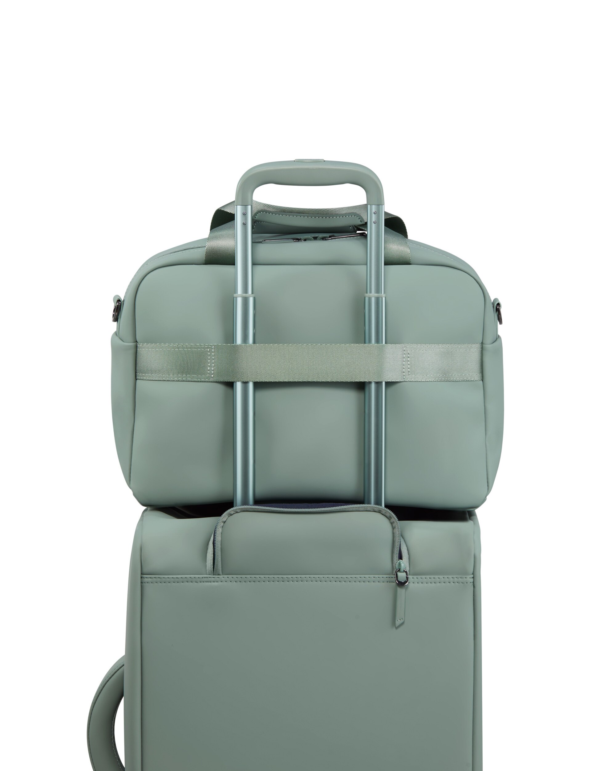 Imagen 5 de Bolsa de viaje carryall Lost in Berlin blanda con capaciad de 17 litros - Lipault - Verde Agua Verde Agua