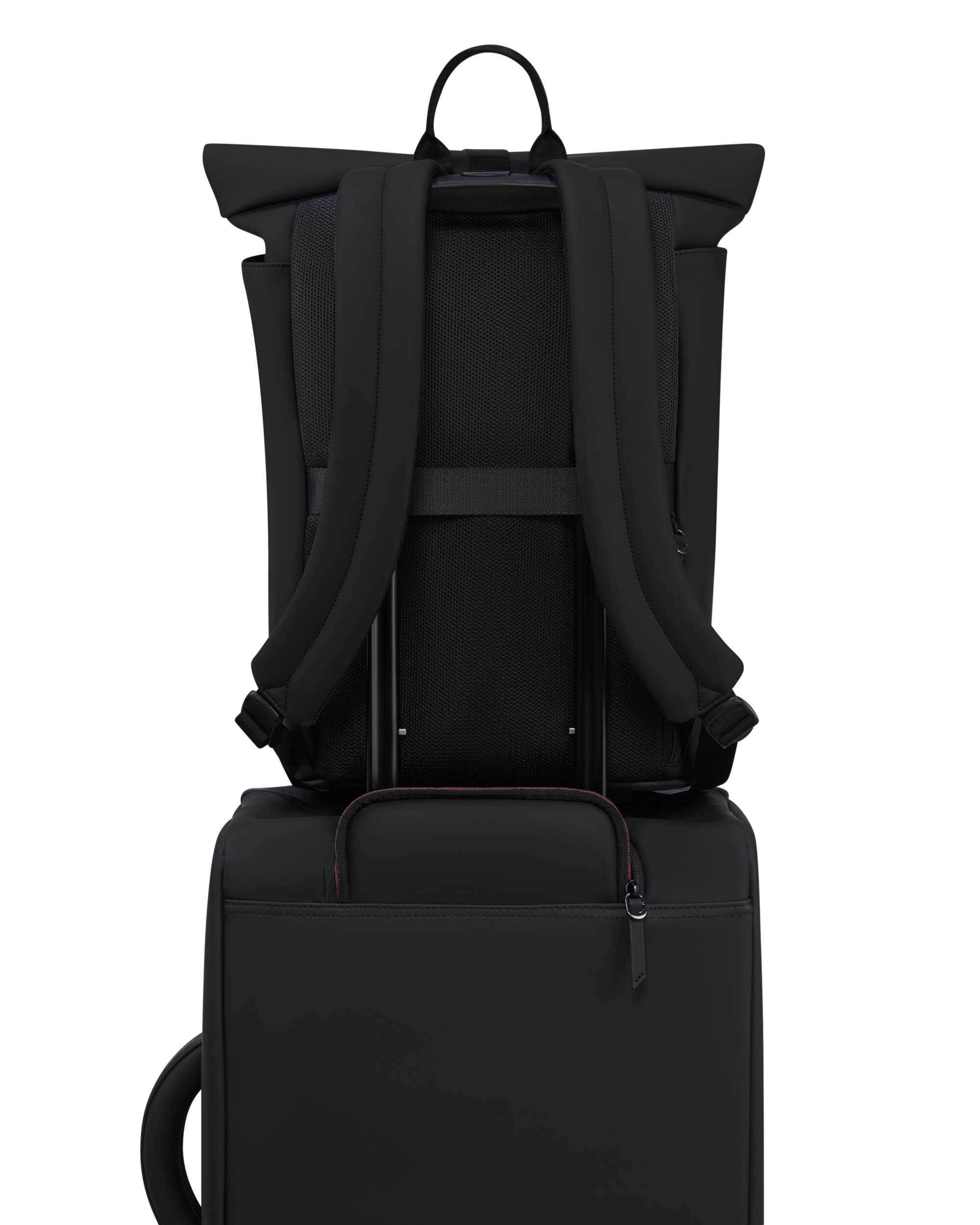 Mochila rolltop Lost in Berlin blanda con capacidad de 19 litros - Lipault - Negro Negro-4