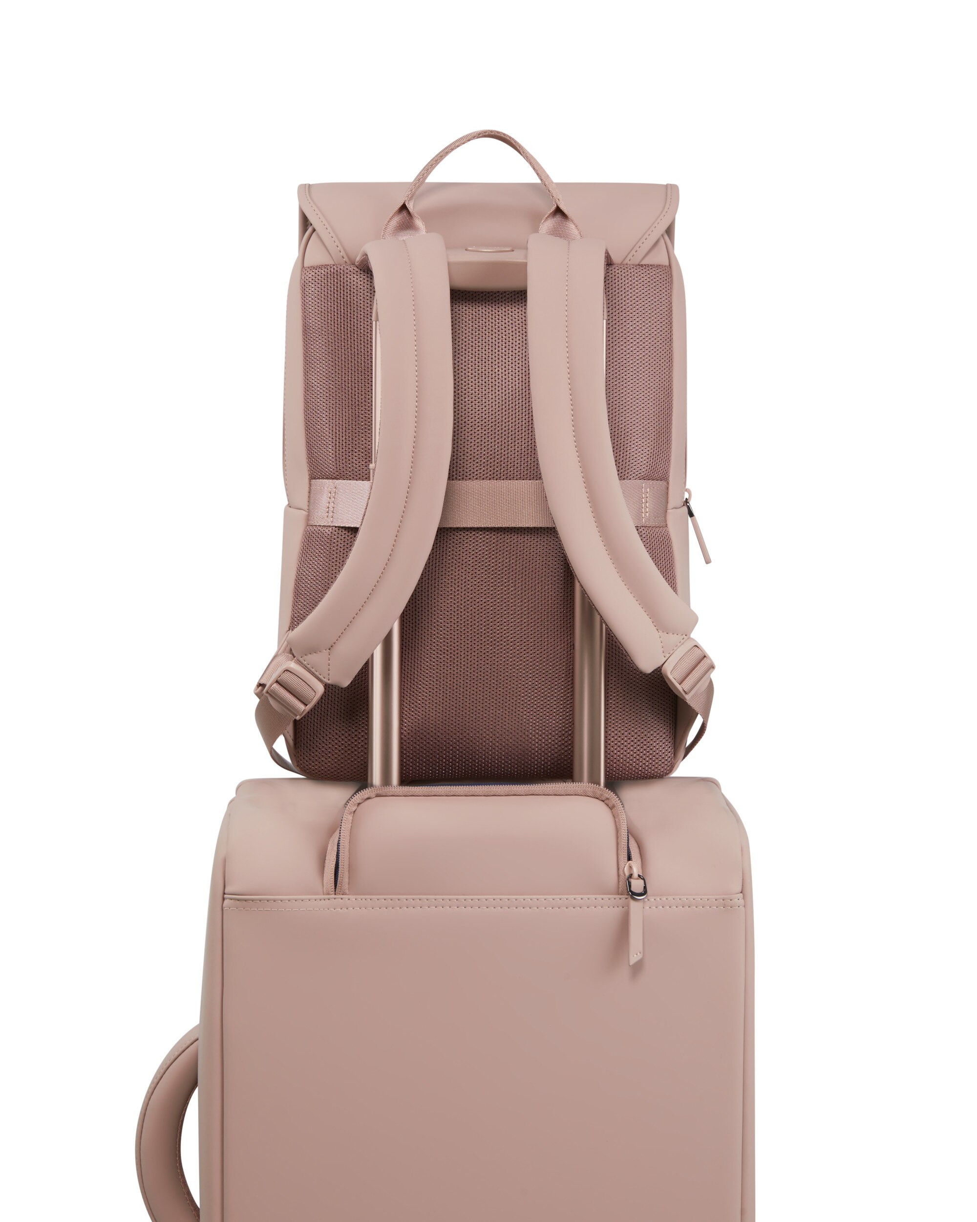 Mochila square Lost in Berlin blanda con capacidad de 12 litros - Lipault - Rosa Rosa-5