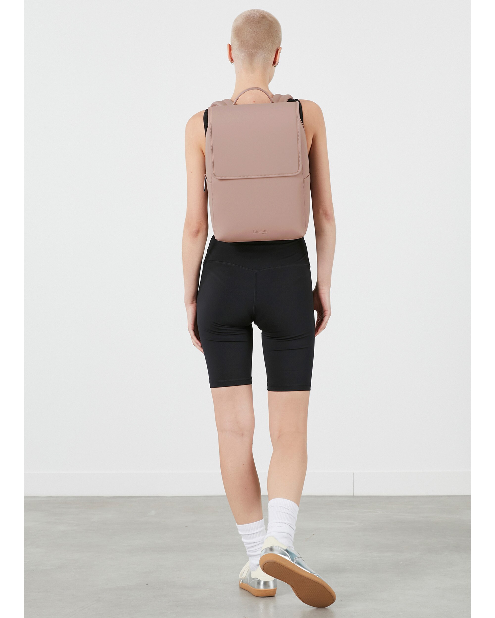 Mochila square Lost in Berlin blanda con capacidad de 12 litros - Lipault - Rosa Rosa-6