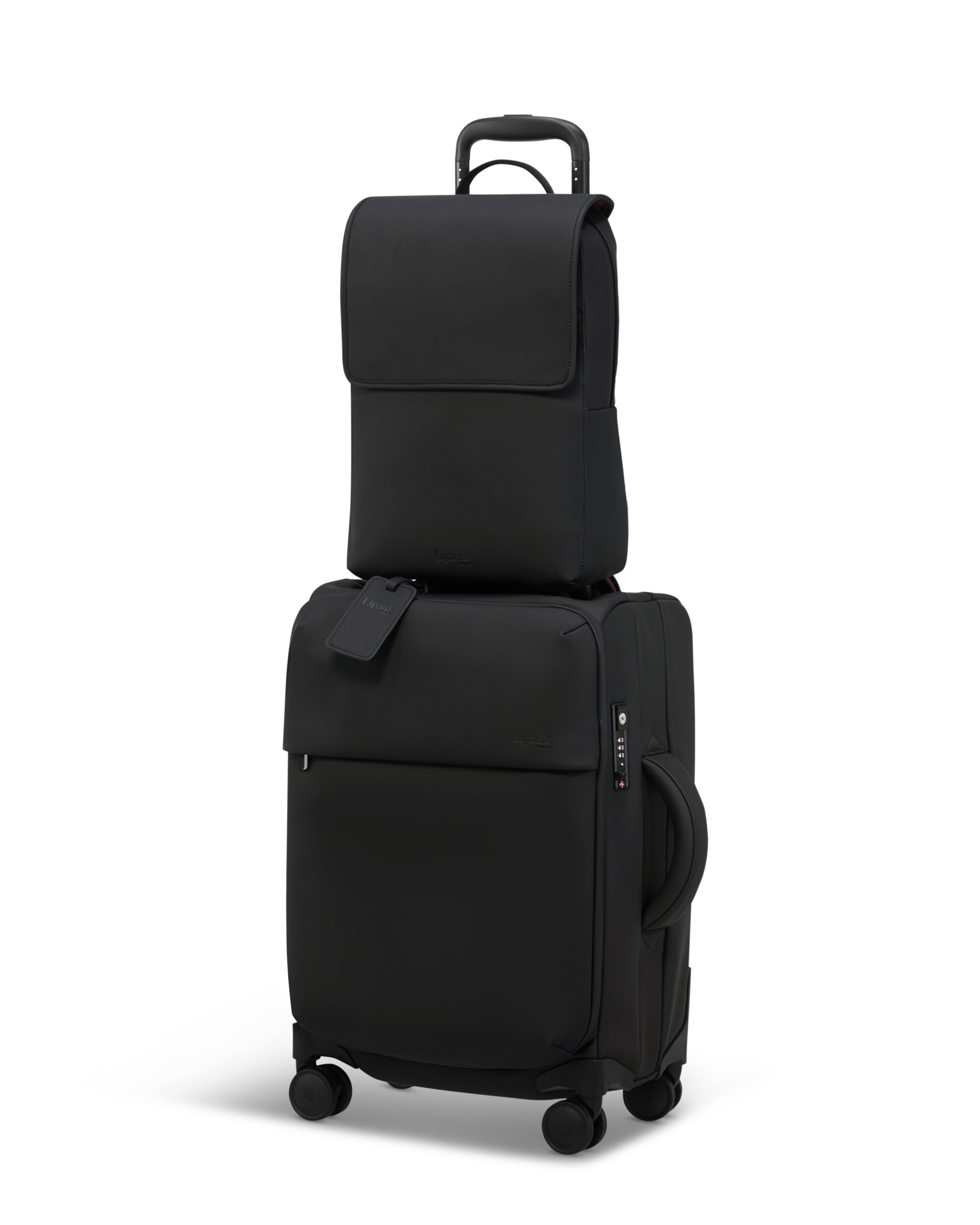 Mochila square Lost in Berlin blanda con capacidad de 12 litros - Lipault - Negro Negro-4