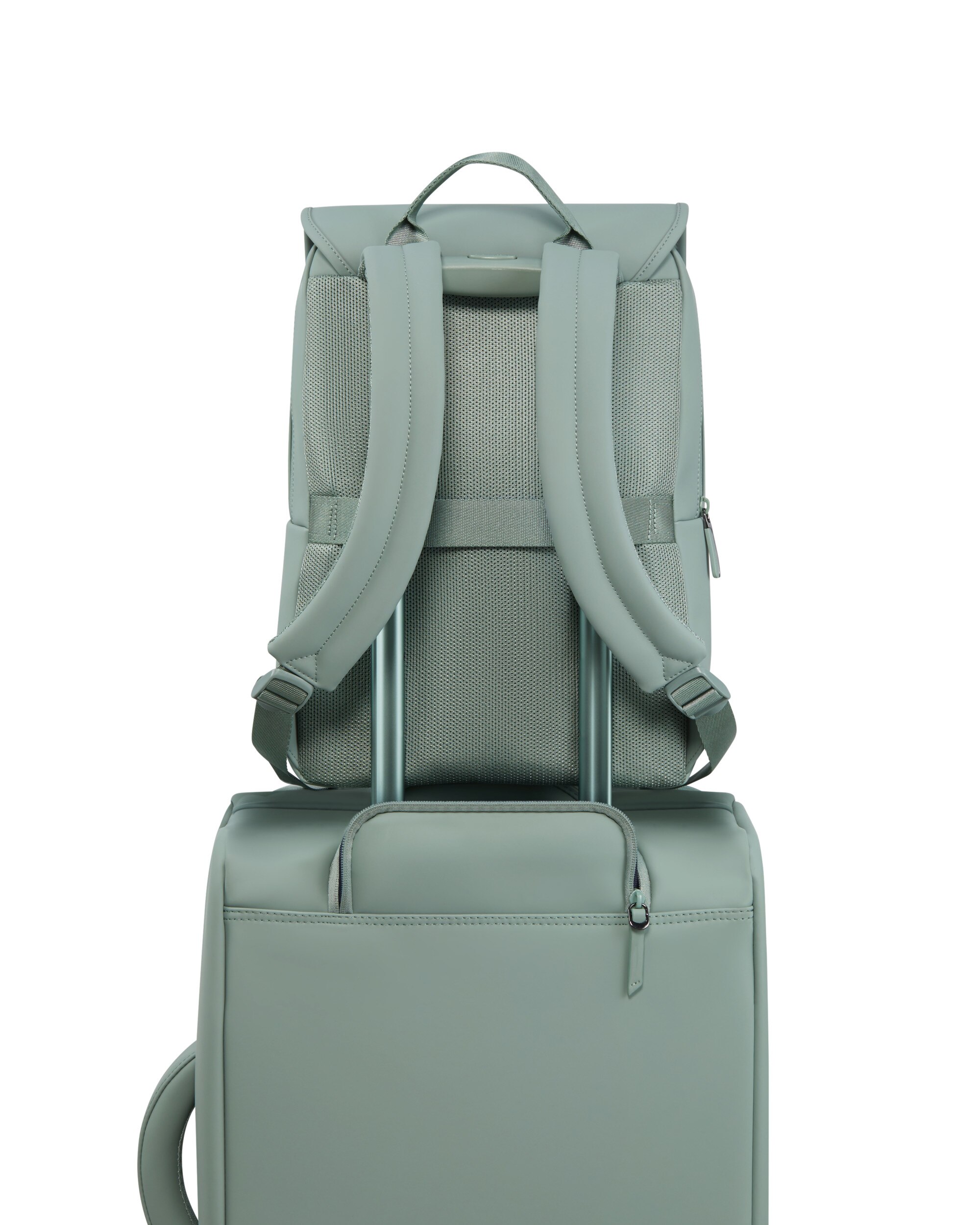 Mochila square Lost in Berlin blanda con capacidad de 12 litros - Lipault - Verde Verde-4