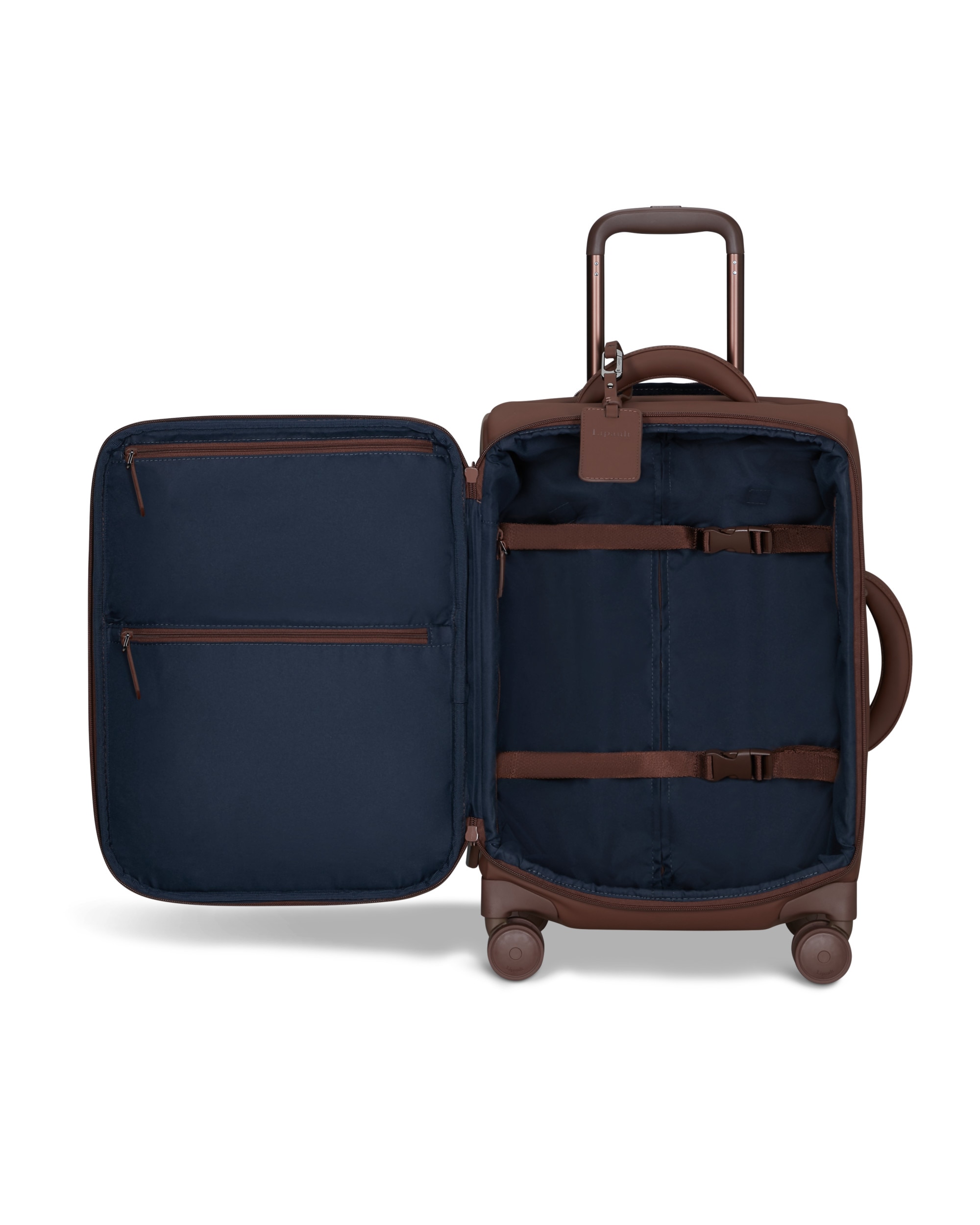 Maleta de cabina Lost in Berlin blanda con capacidad de 37 L - Lipault - Marrón oscuro Marrón oscuro-3