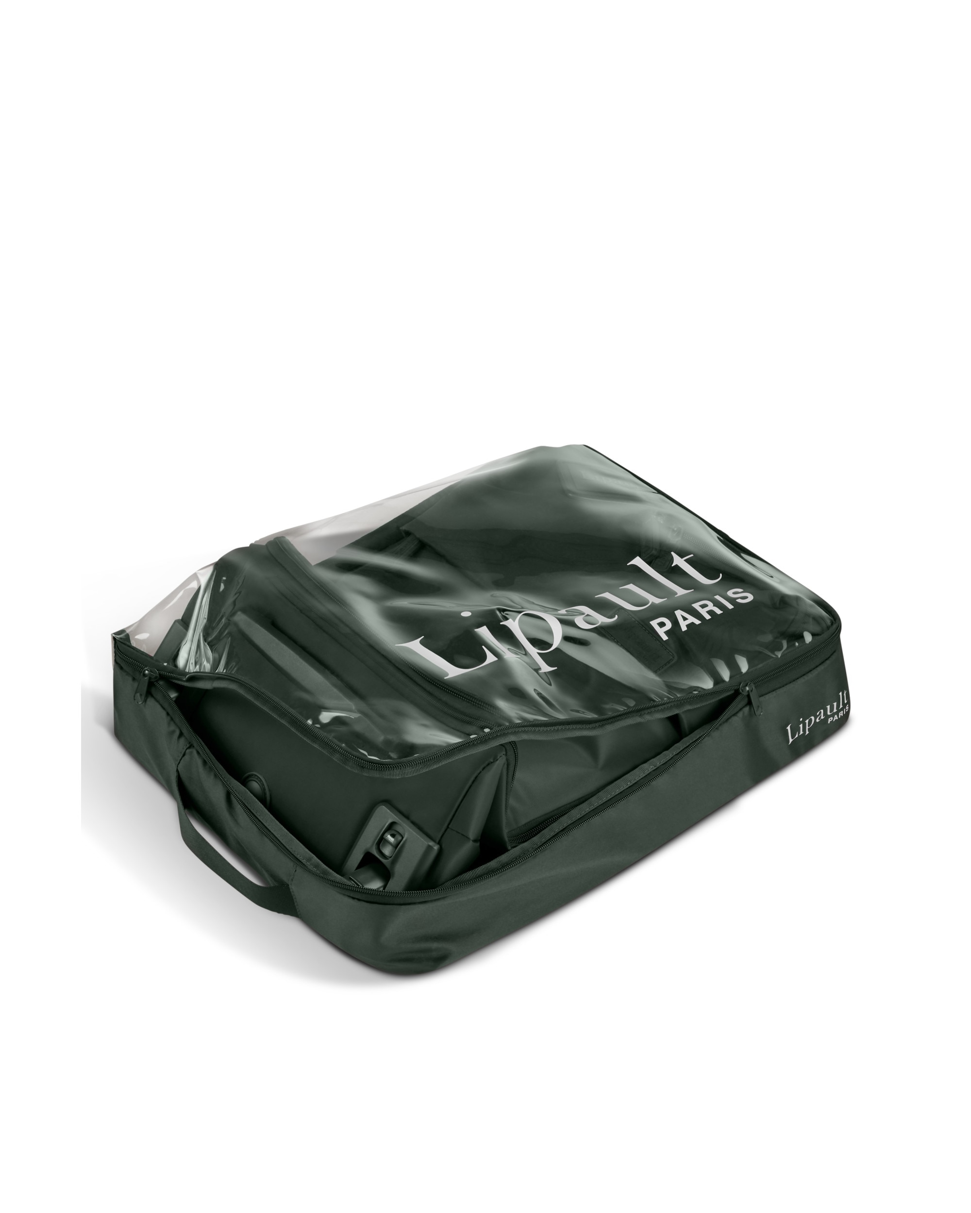 Maleta mini de cabina foldable plume blanda con capacidad de 32 litros - Lipault - Kaki Kaki-6