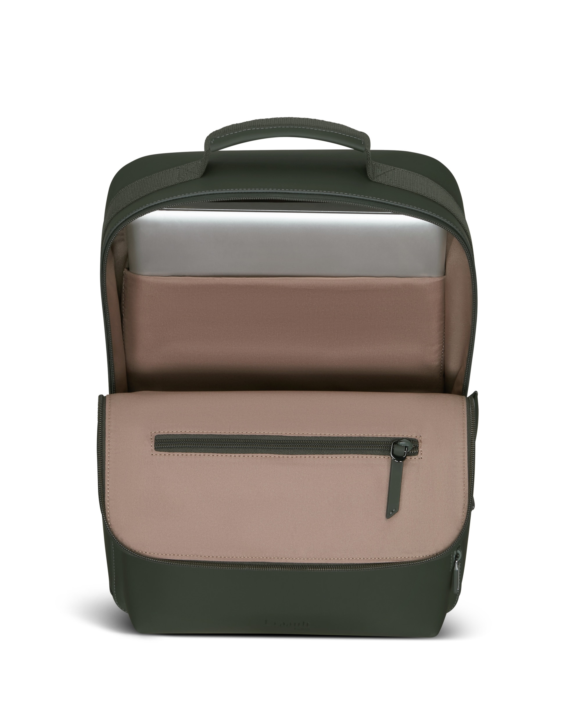 Mochila lifetrotter lost in berlin blanda con capacidad de 18 litros - Lipault - Kaki Kaki-3