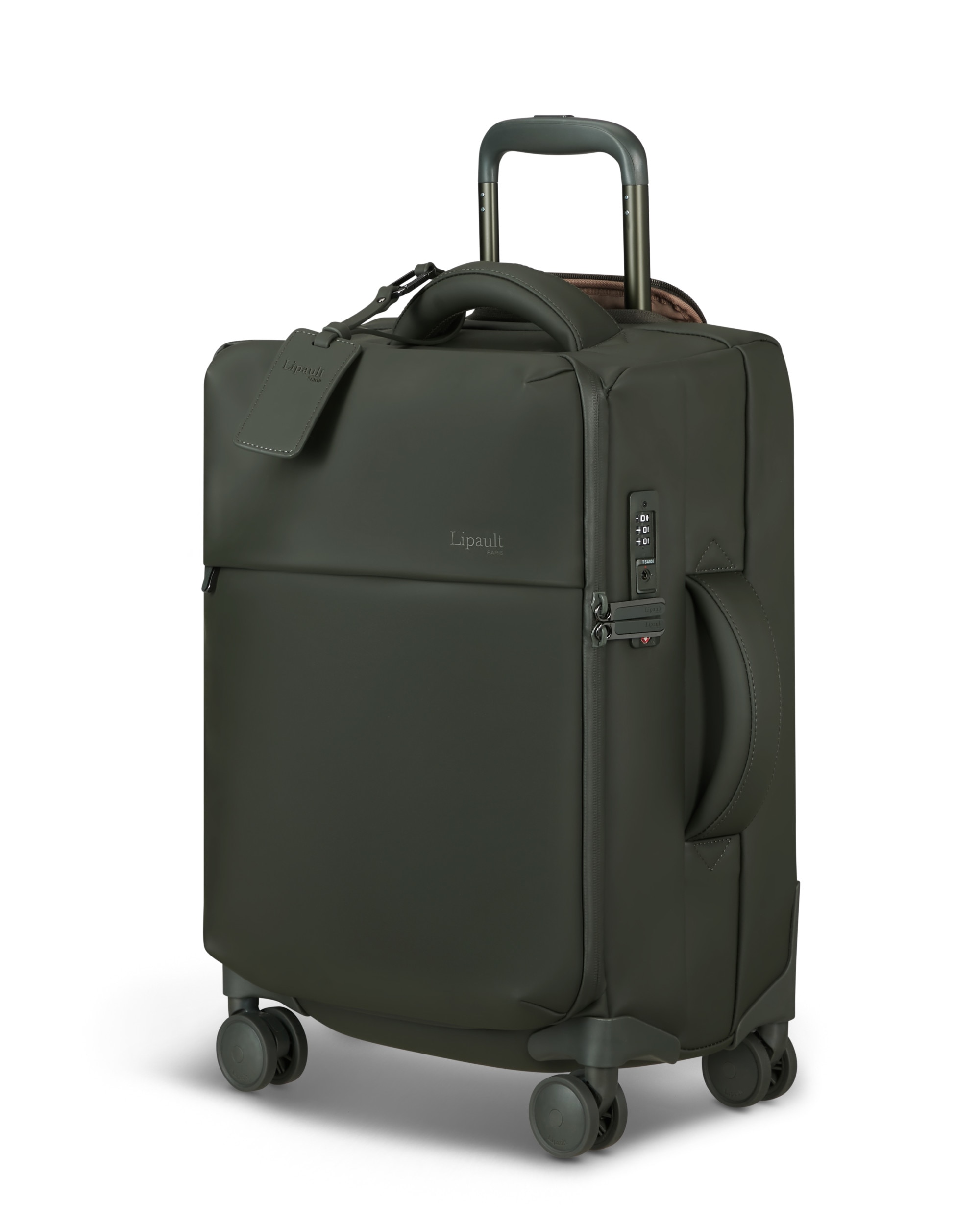 Maleta de cabina Lost in Berlin blanda con capacidad de 37 L - Lipault - Kaki Kaki-1
