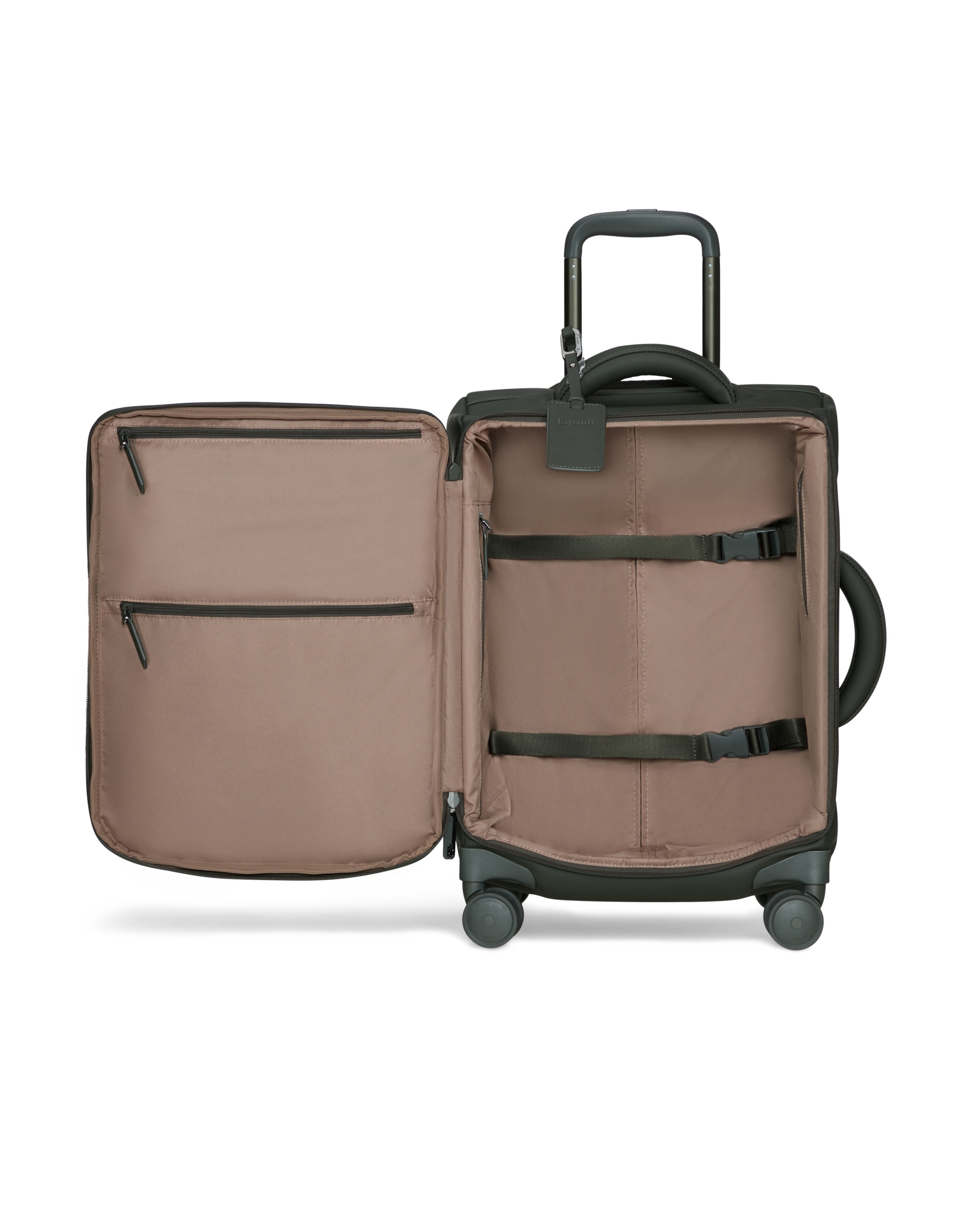 Maleta de cabina Lost in Berlin blanda con capacidad de 37 L - Lipault - Kaki Kaki-3