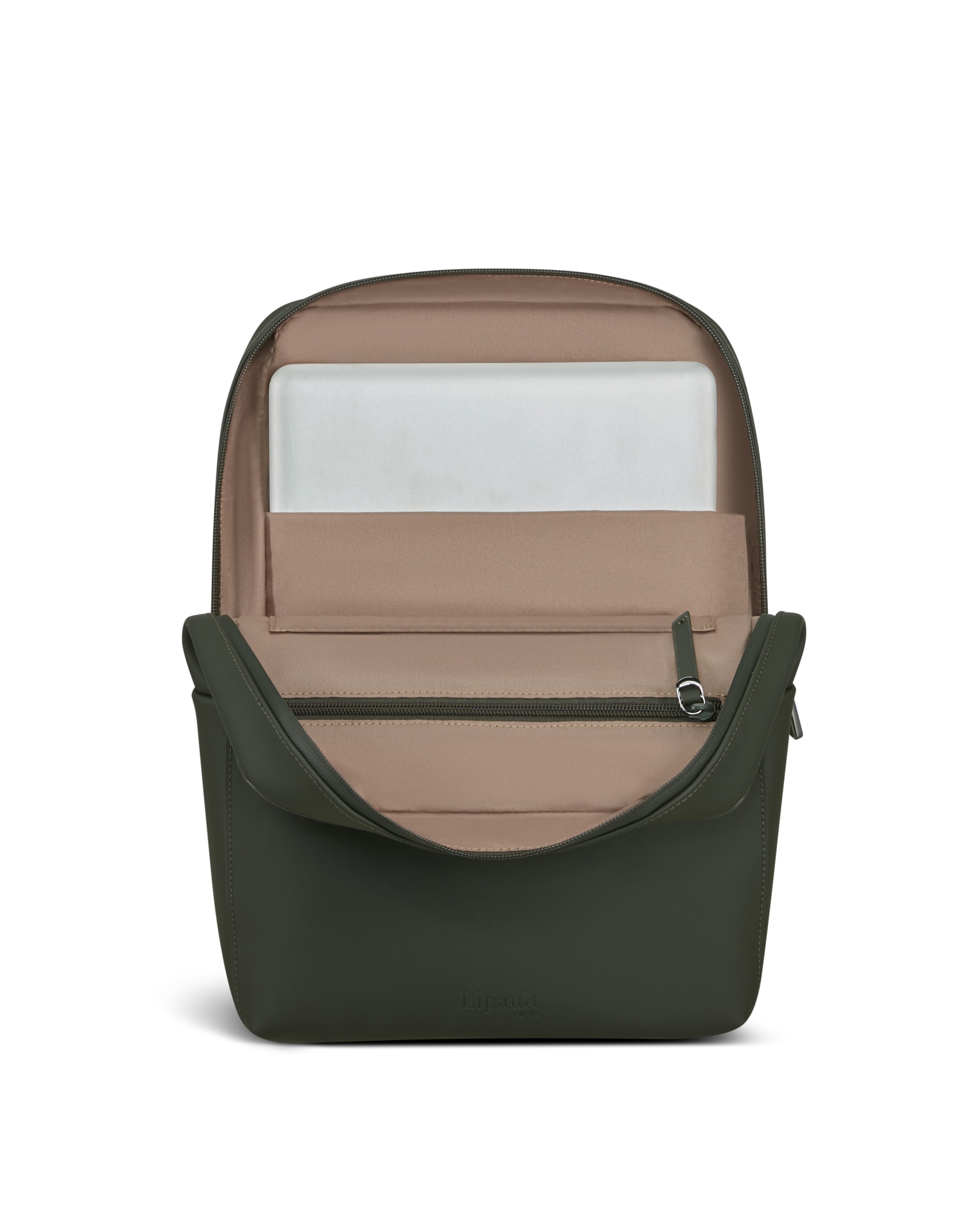 Mochila square lost in berlin blanda con capacidad de 12 litros - Lipault - Kaki Kaki-4