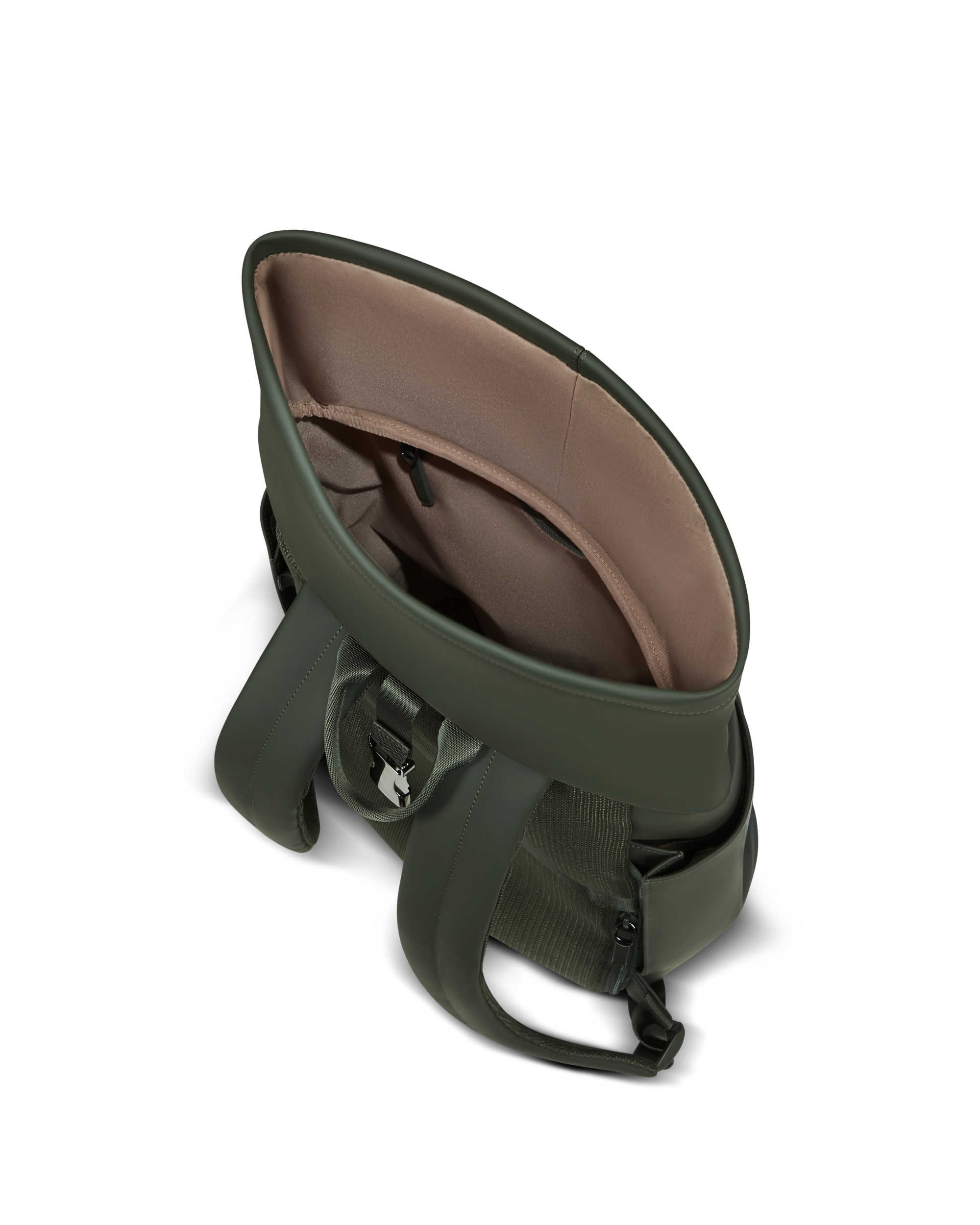 Mochila rolltop lost in berlin blanda con capacidad de 19 litros - Lipault - Kaki Kaki-5