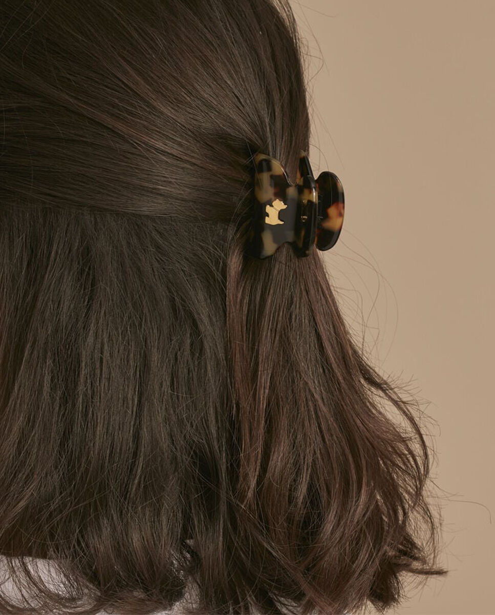 Pinza para el pelo pince carey oscuro - Agatha Paris - Marrón Marrón-2