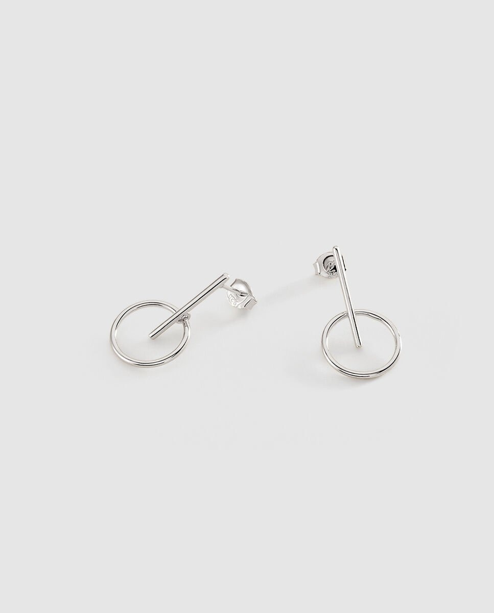 Imagen 1 de Pendientes largos philring plata Femme - Agatha Paris - Plata Plata