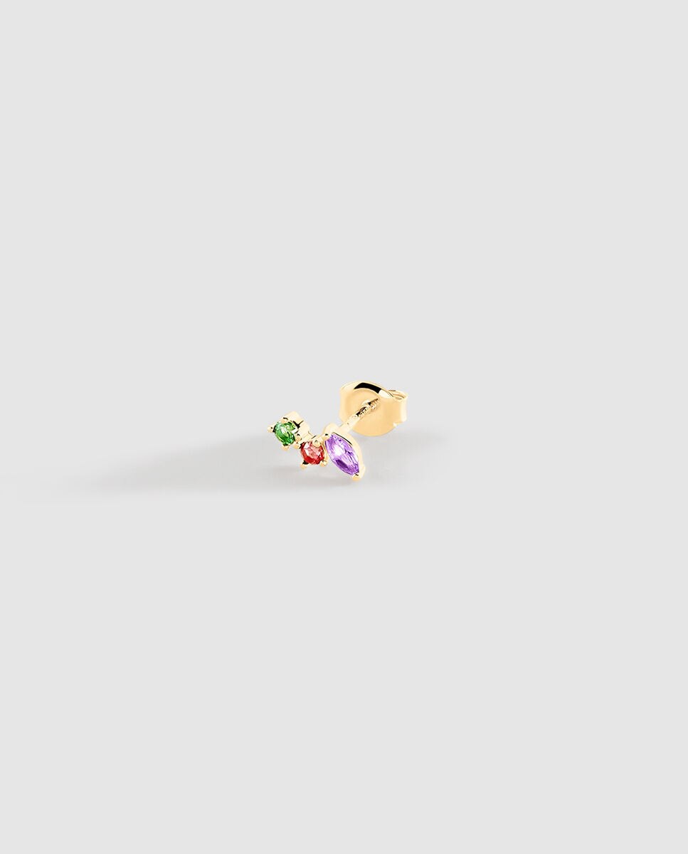 Piercing mini amas - Agatha Paris - multicolor / oro - Multicolor Multicolor-1