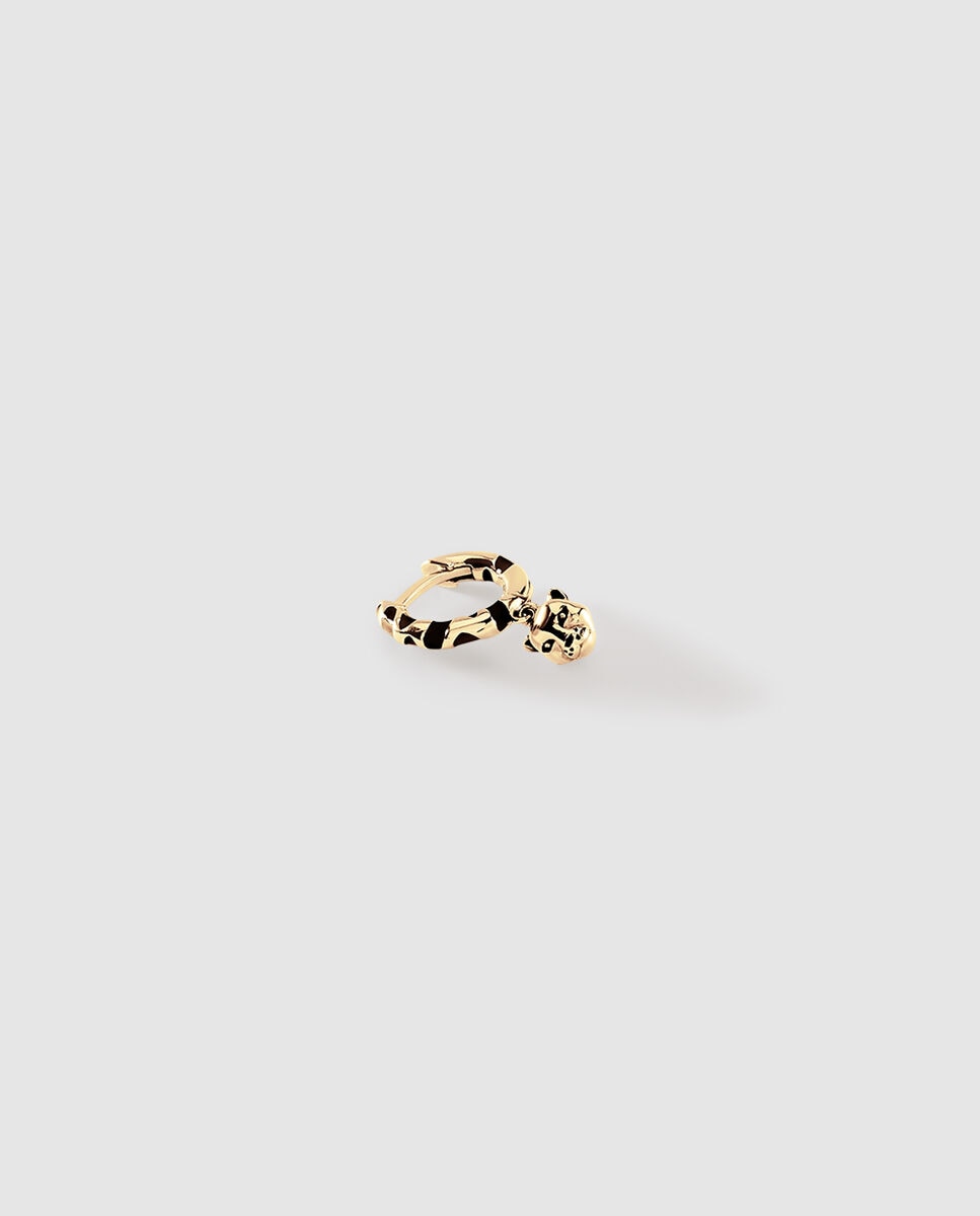 Imagen 1 de Piercing criolla leopard - Agatha Paris - negro / oro mix match - Negro Negro