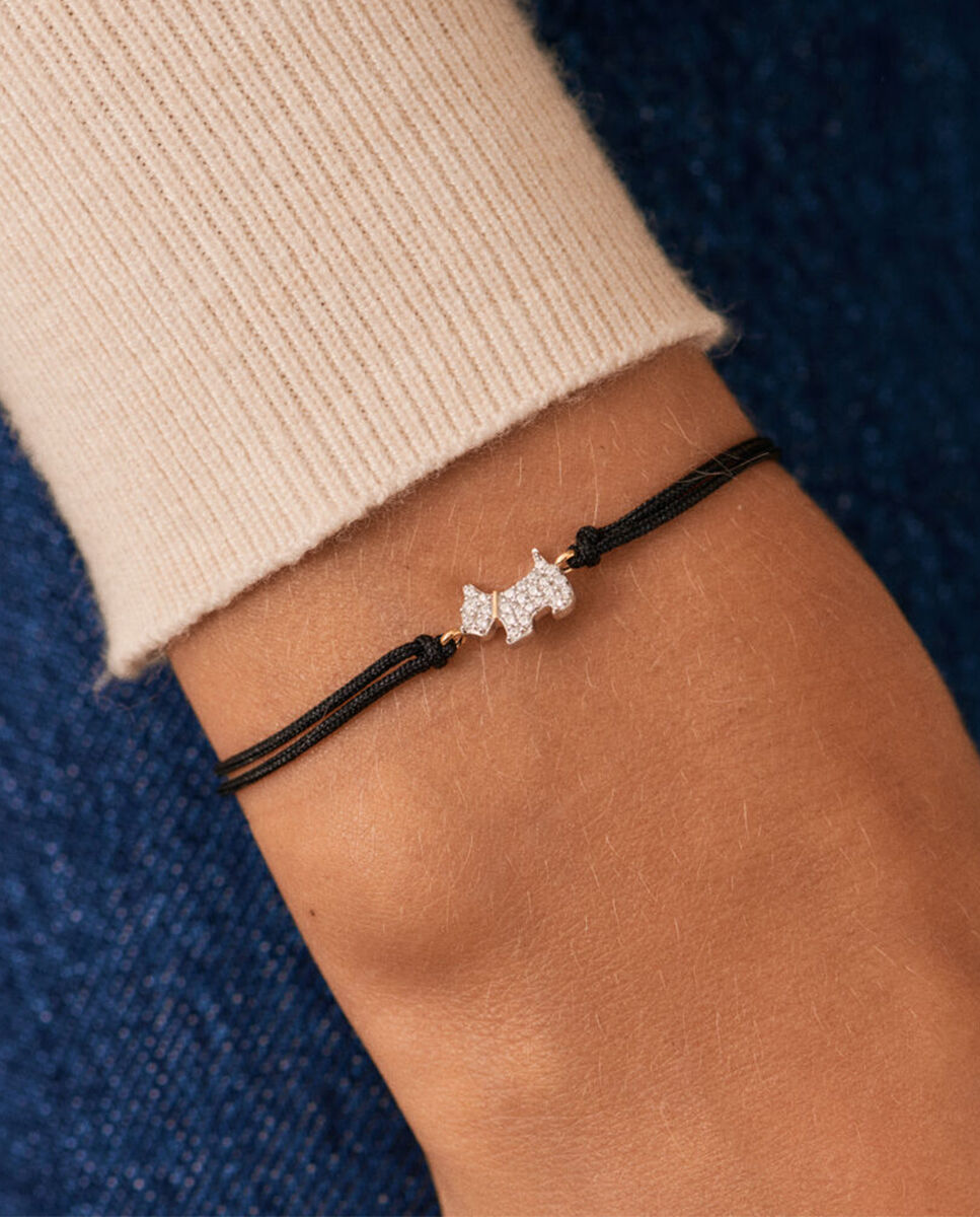 Imagen 2 de Pulsera de cadena con cordón mascotte - Agatha Paris - plata oro - Blanco Blanco