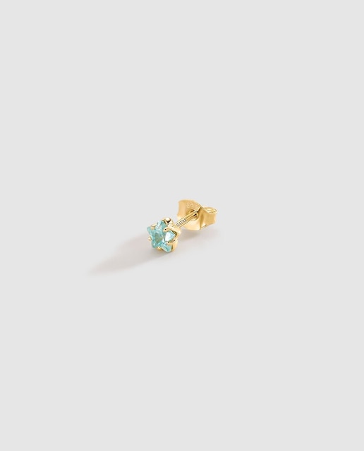 Imagen 0 de Piercing mini turquesa oro