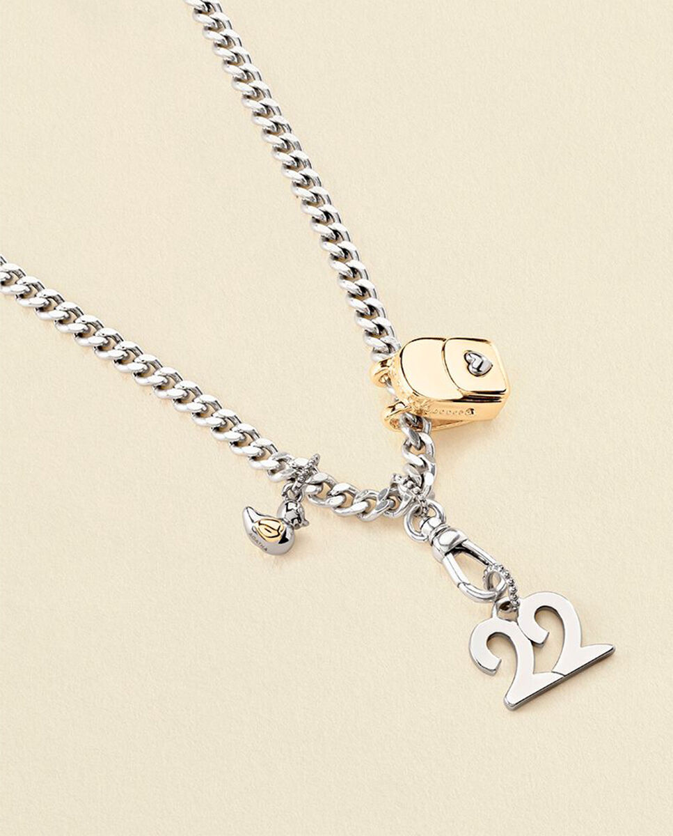 Colgante patito - Agatha Paris - plata / oro maría pombo lucky - Multicolor Multicolor-2