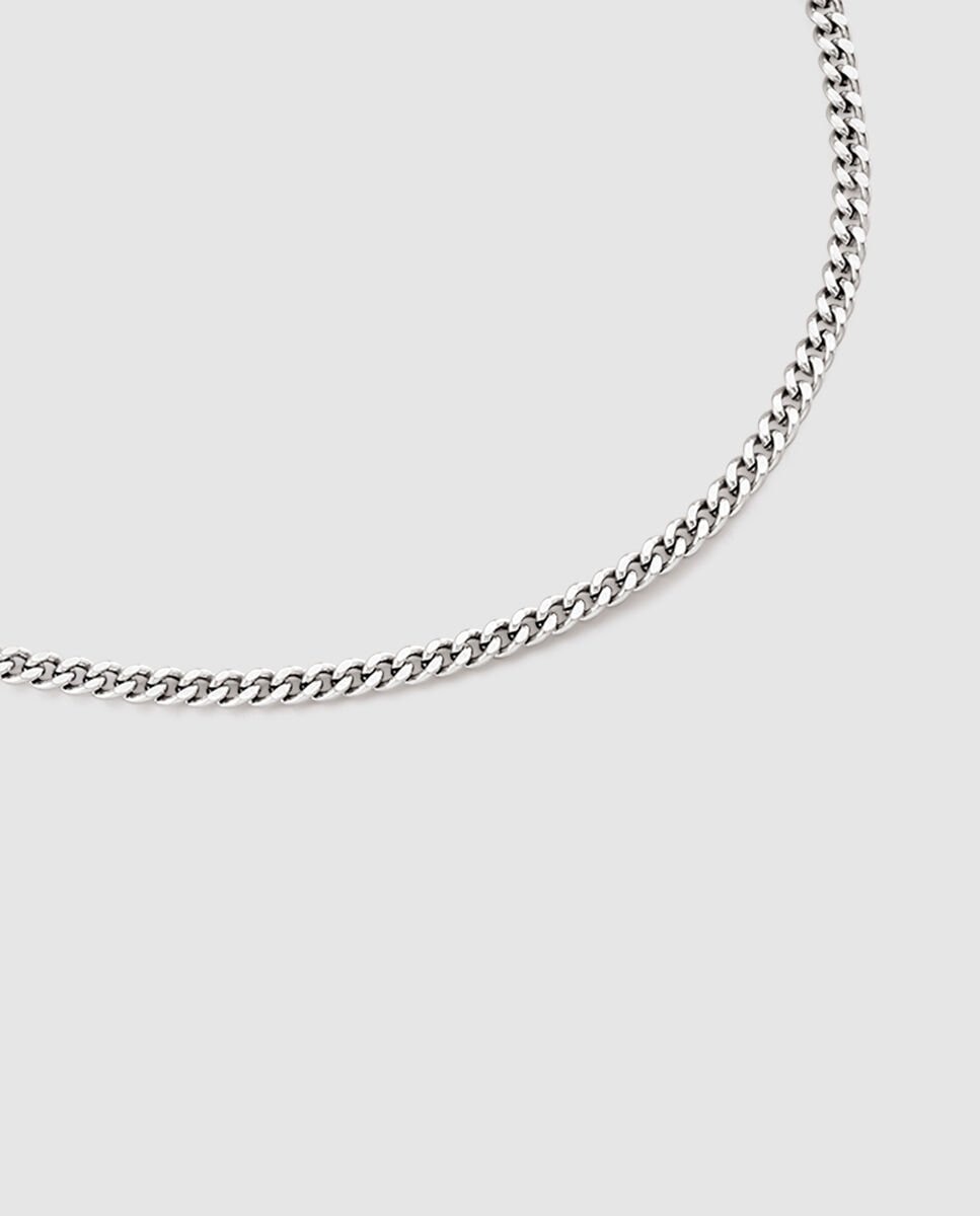 Imagen 0 de Collar midi gourmet plateado María Pombo Lucky Plata